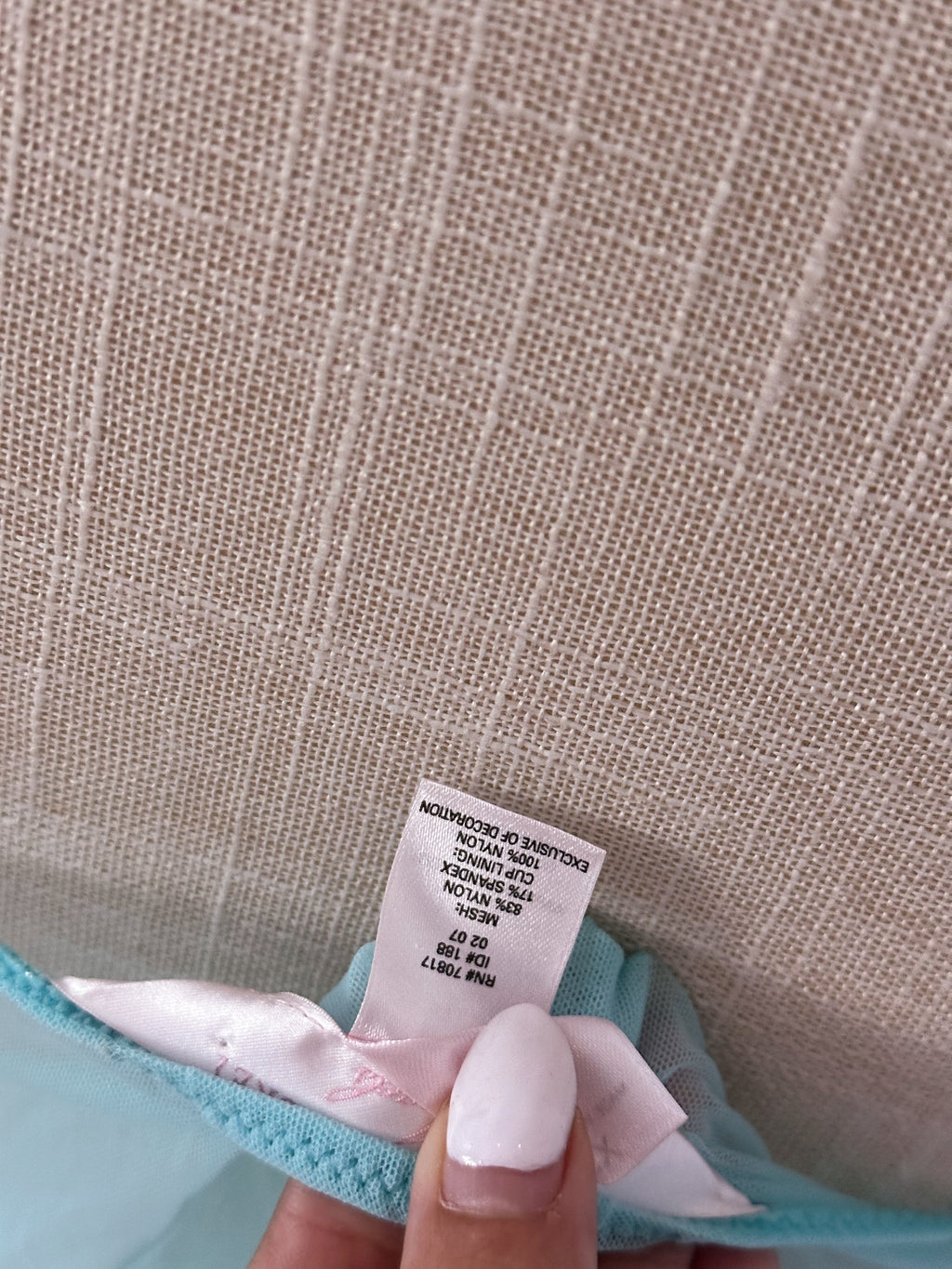 Vintage Victoria's Secret blue Sabrina Carpenter babydoll size: XS