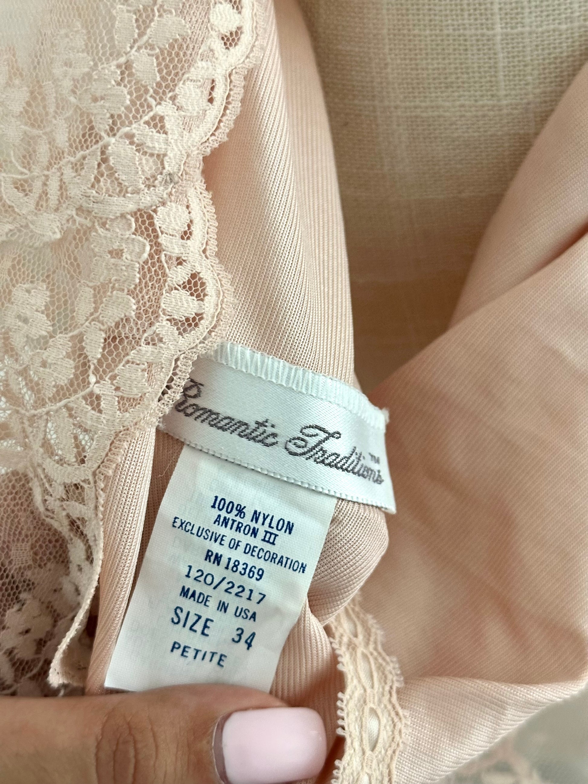 Vintage 1980s Beige Nude Sheer Bust Cami Top Size: XS/S