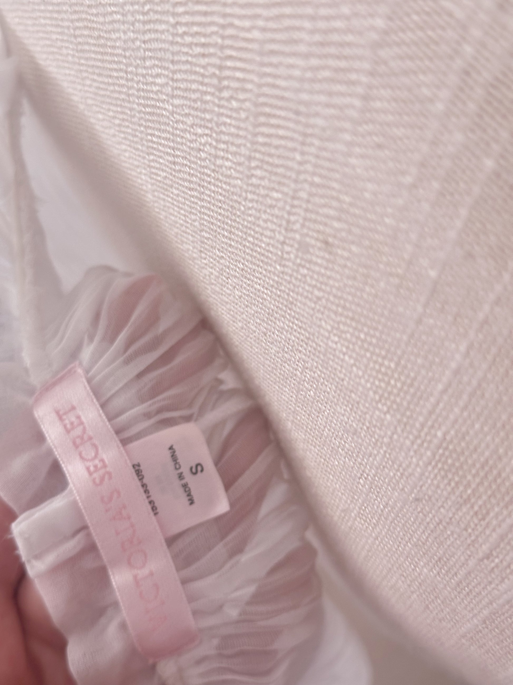 Vintage Victoria's Secret Sabrina Carpenter white babydoll size: S