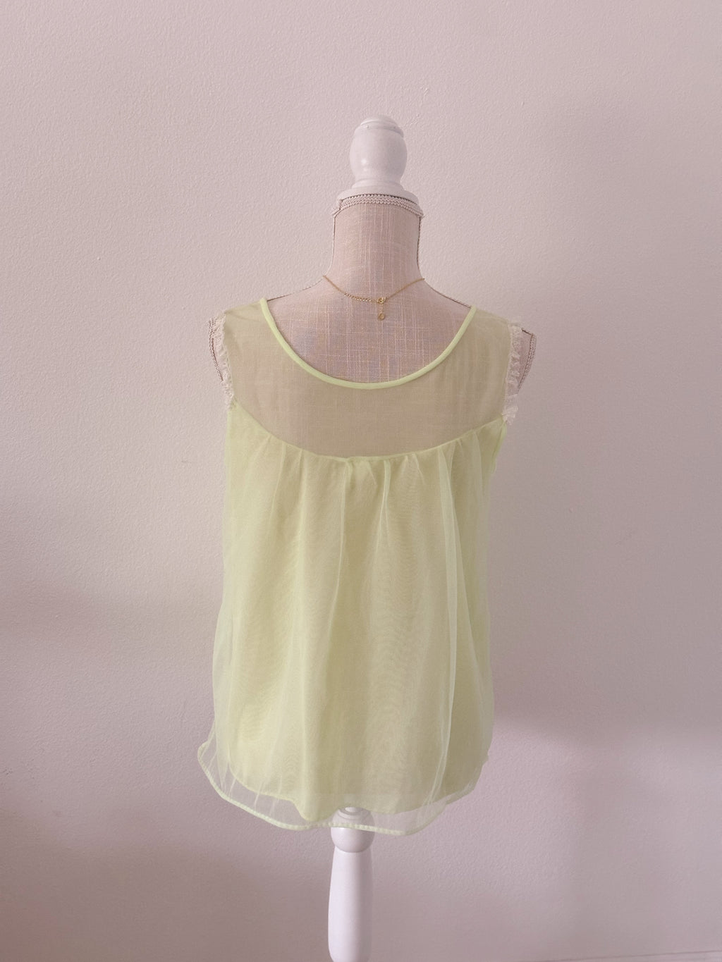 Vintage 1960s green babydoll Sabrina Inspired Size: M