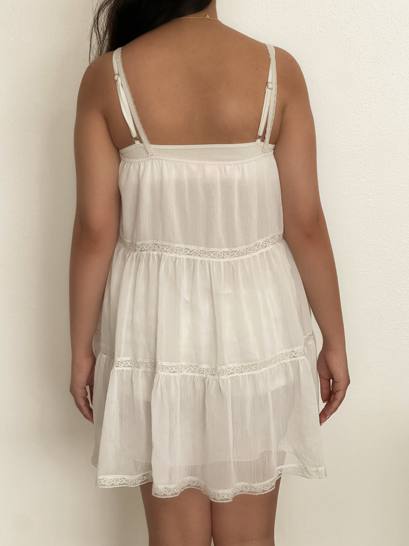 Vintage Victoria's Secret, shabby chic, baby doll slipped dress size M from 2004