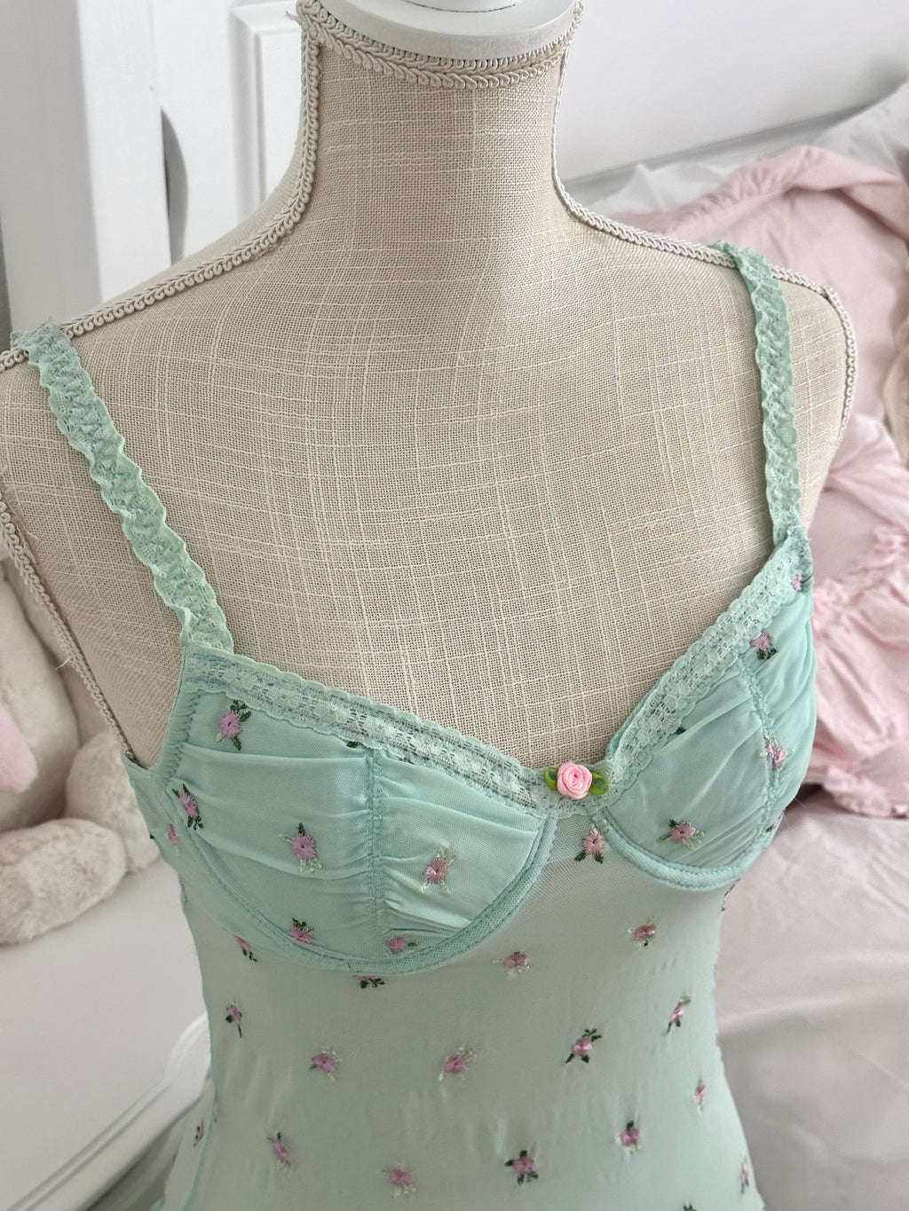 Vintage Y2K Rampage Teal Bustier Babydoll Top Size: S