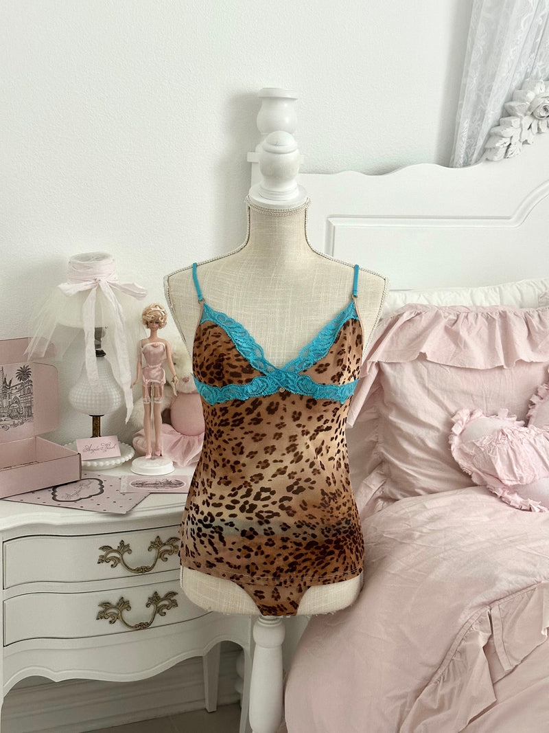 Vintage 2006 Victoria’s Secret Very Sexy Leopard Cami Set Size S