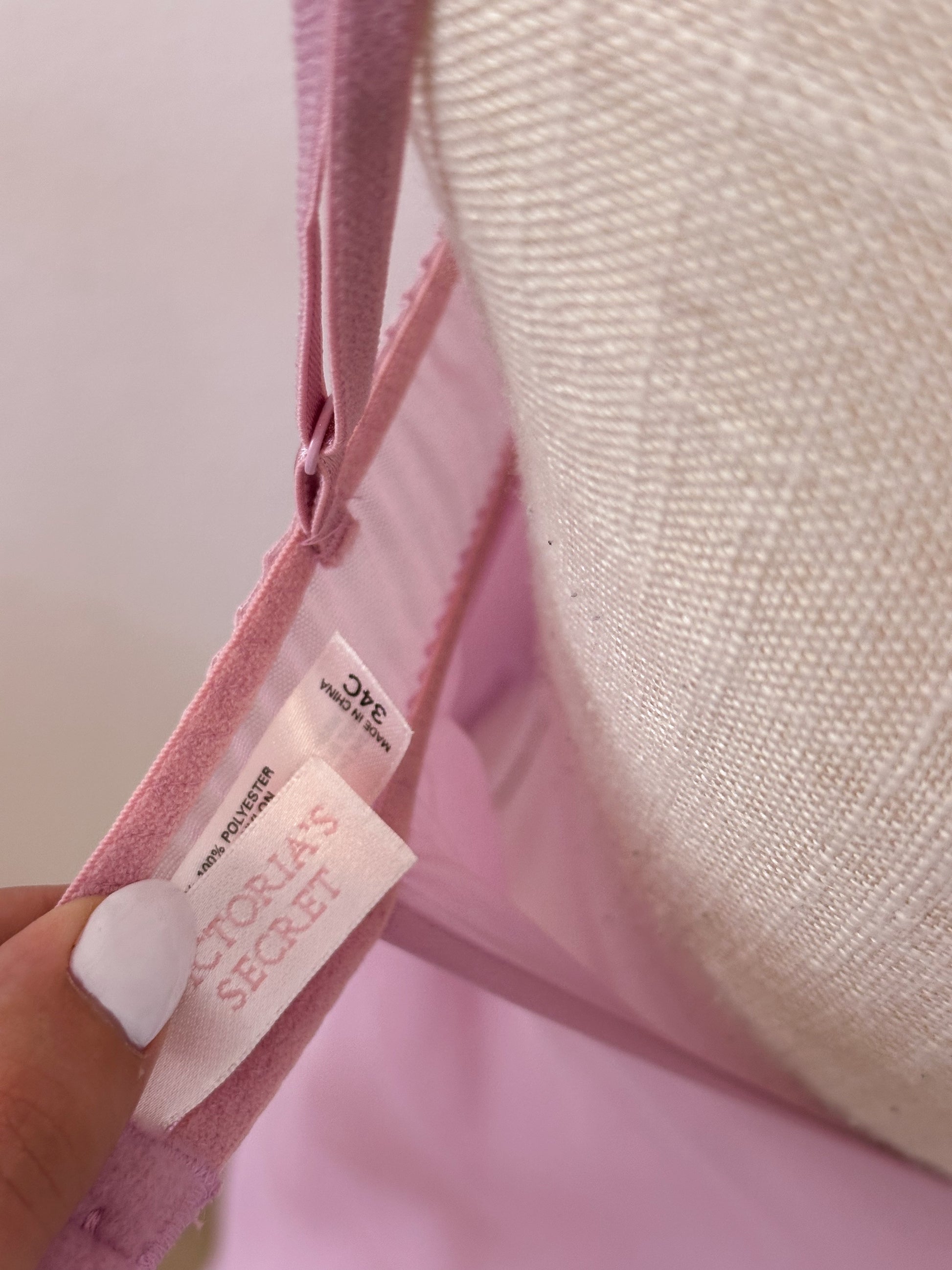 Vintage Victoria's Secret sequin purple two-piece babydoll slip dress Size: 34 C/ S