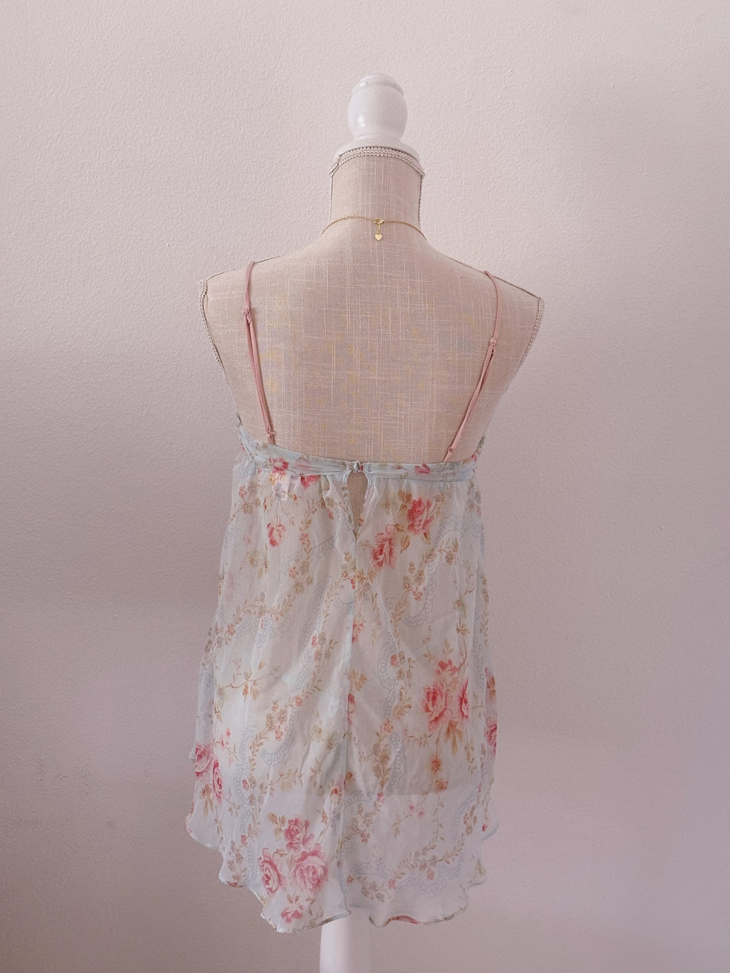 Vintage Viral Victoria's Secret Blue babydoll & thong Set size: S