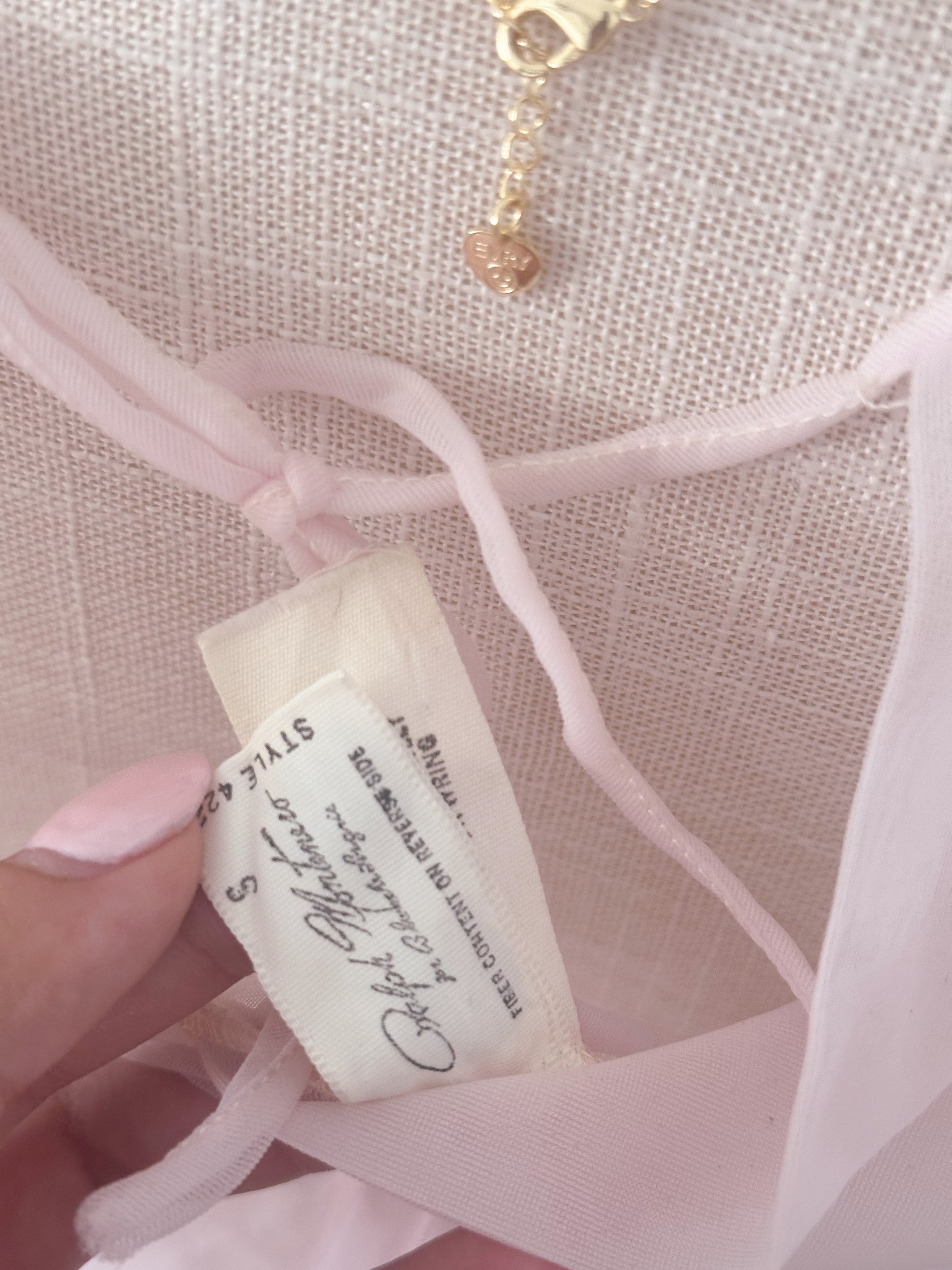 Vintage 1960s Pink Babydoll Top size: S