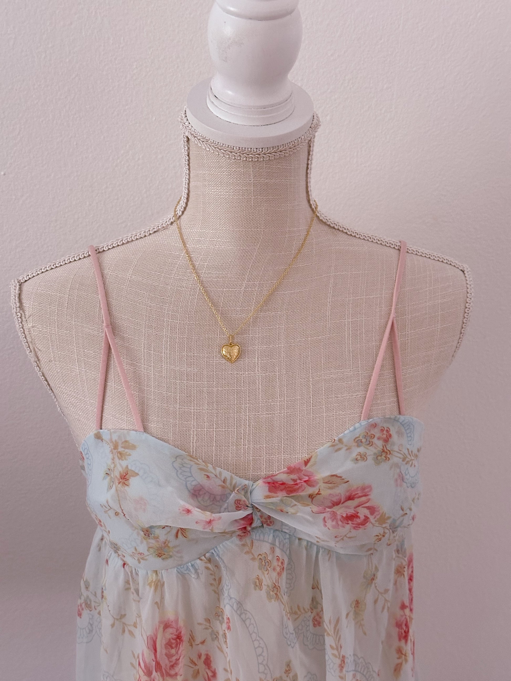 Vintage Viral Victoria's Secret Blue babydoll & thong Set size: S