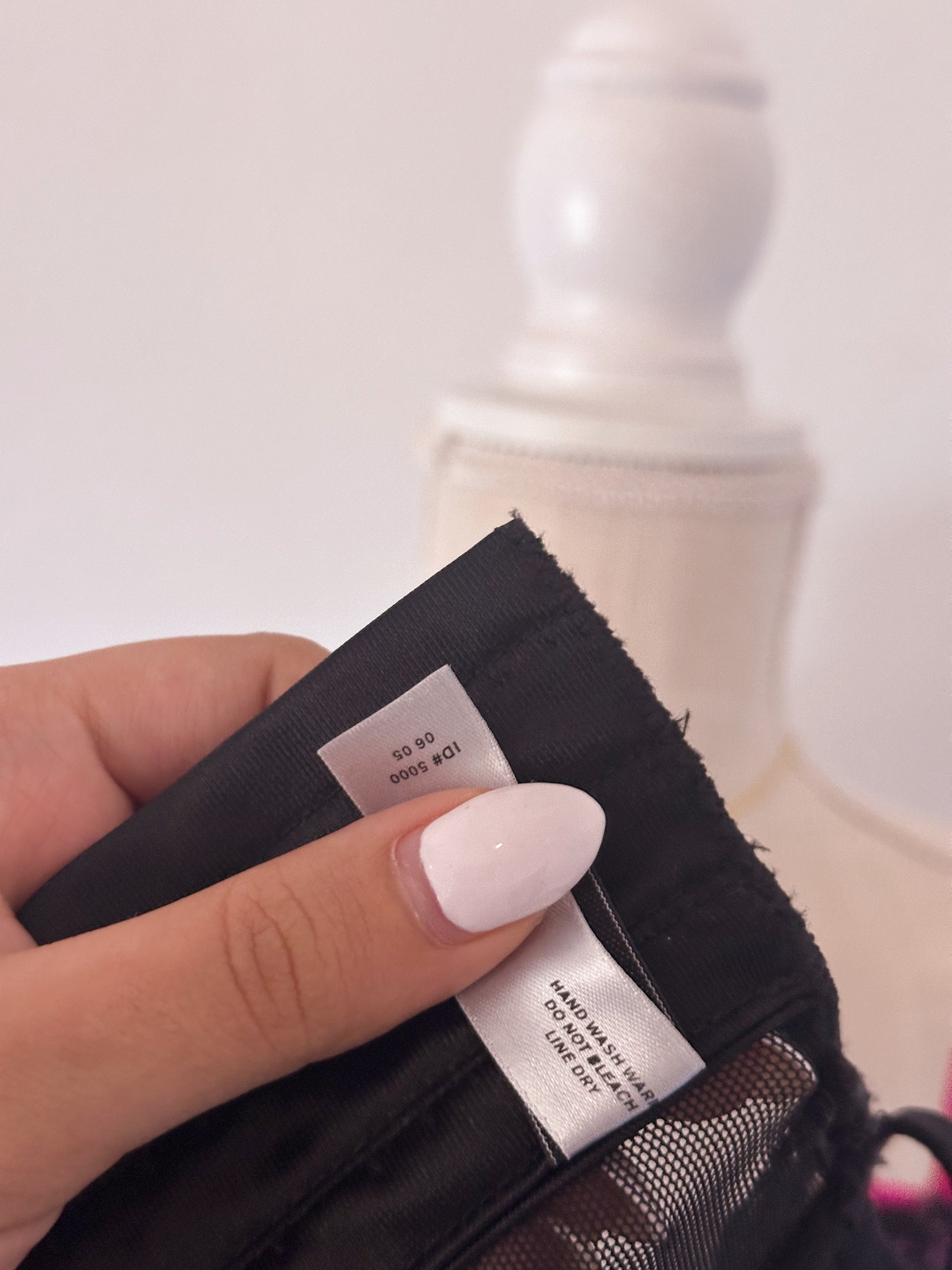 Vintage Chantal Thomass for Victoria's Secret Black corset top size: 34 B