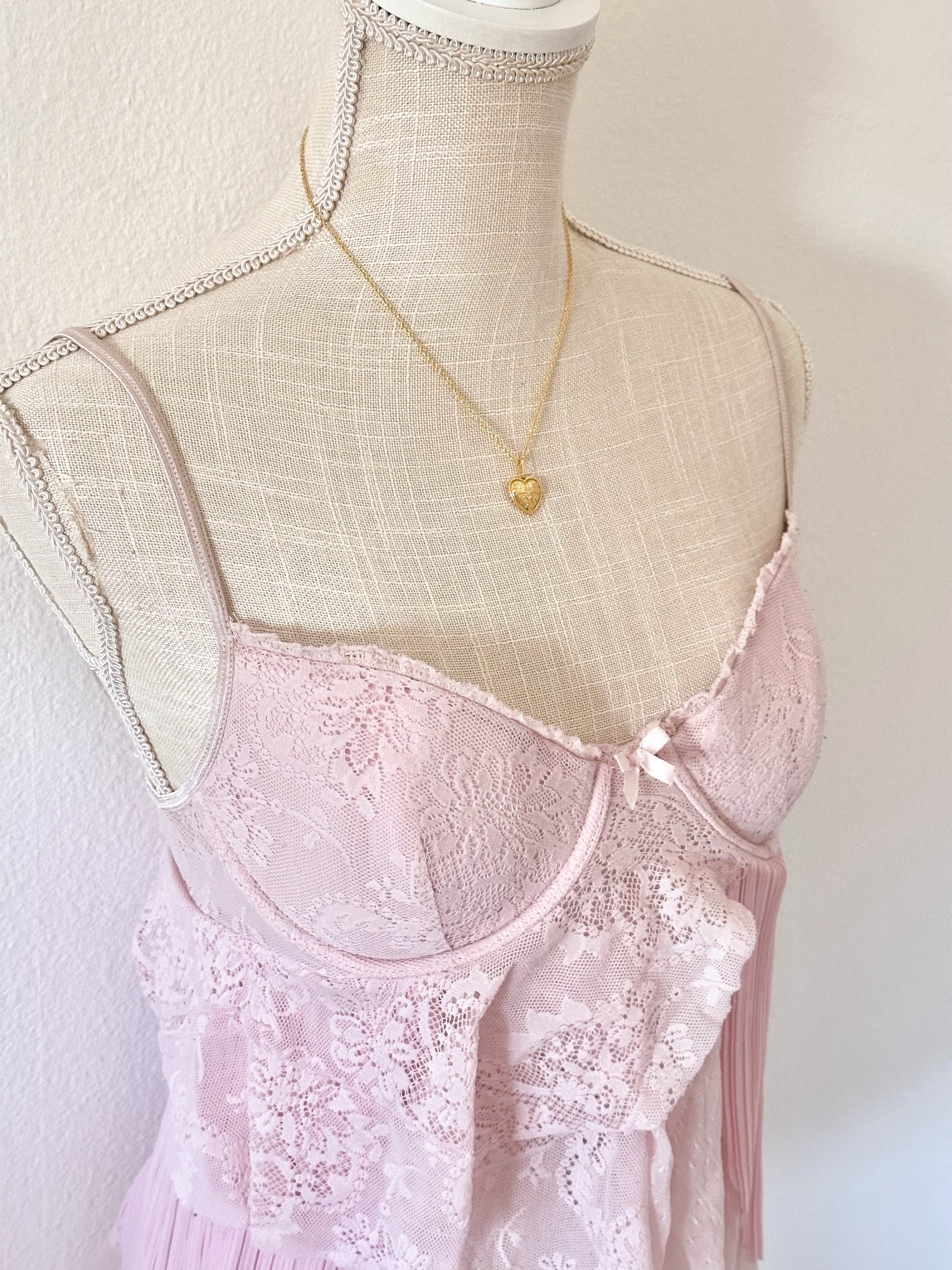 Vintage 2005 Victoria’s Secret Shabby Chic Babydoll Cami Top Size: 36B (Fits 34C)