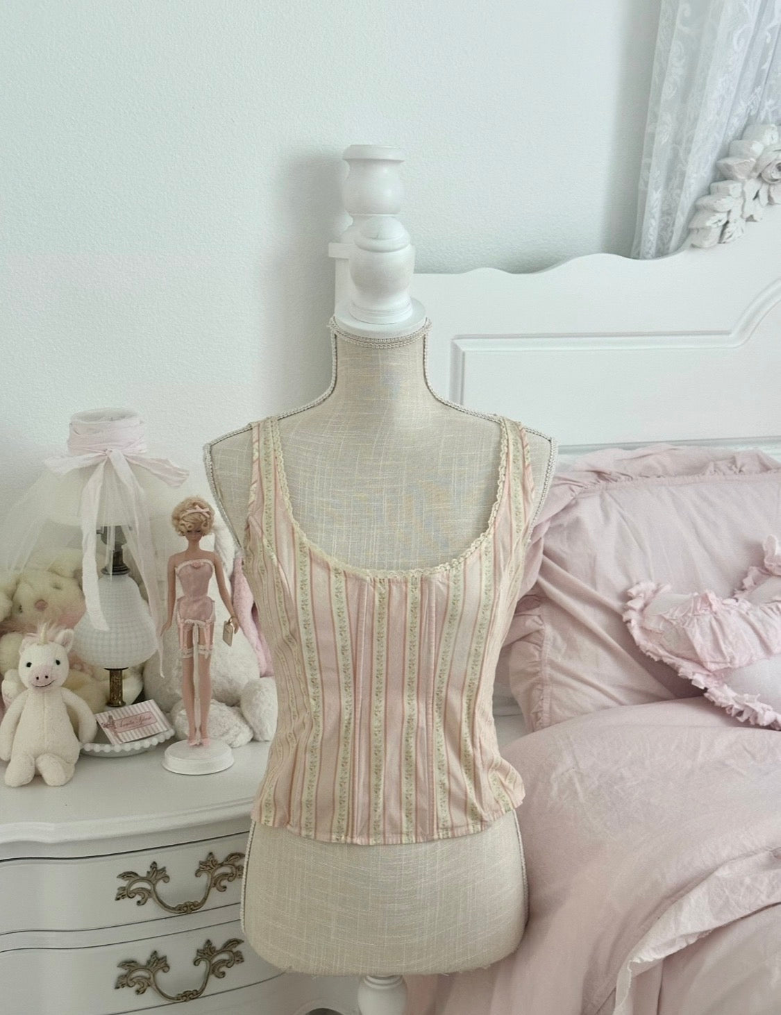 Vintage Victoria’s Secret Moda International Floral Corset Top Size: L