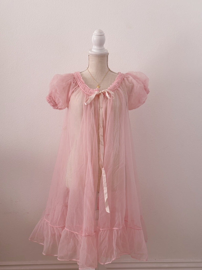 Vintage 1950s peignoir robe