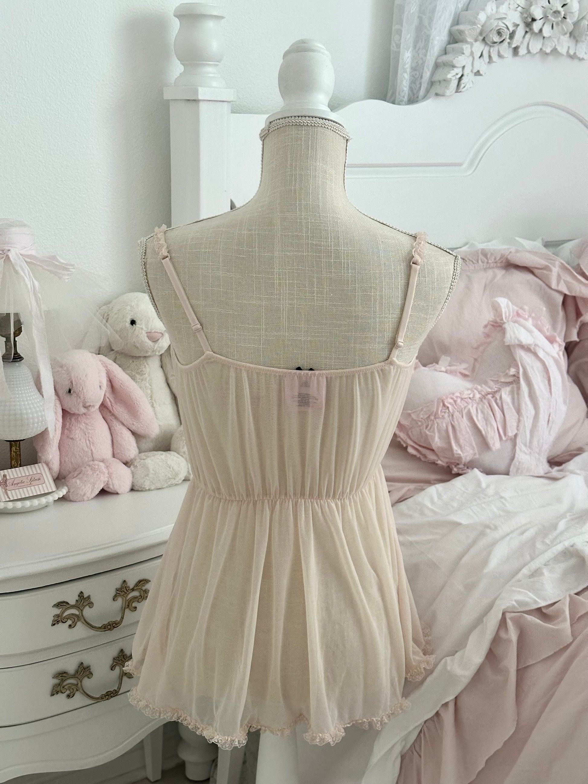 Vintage 2008 Victoria’s Secret Milkmaid Babydoll Top Size: S