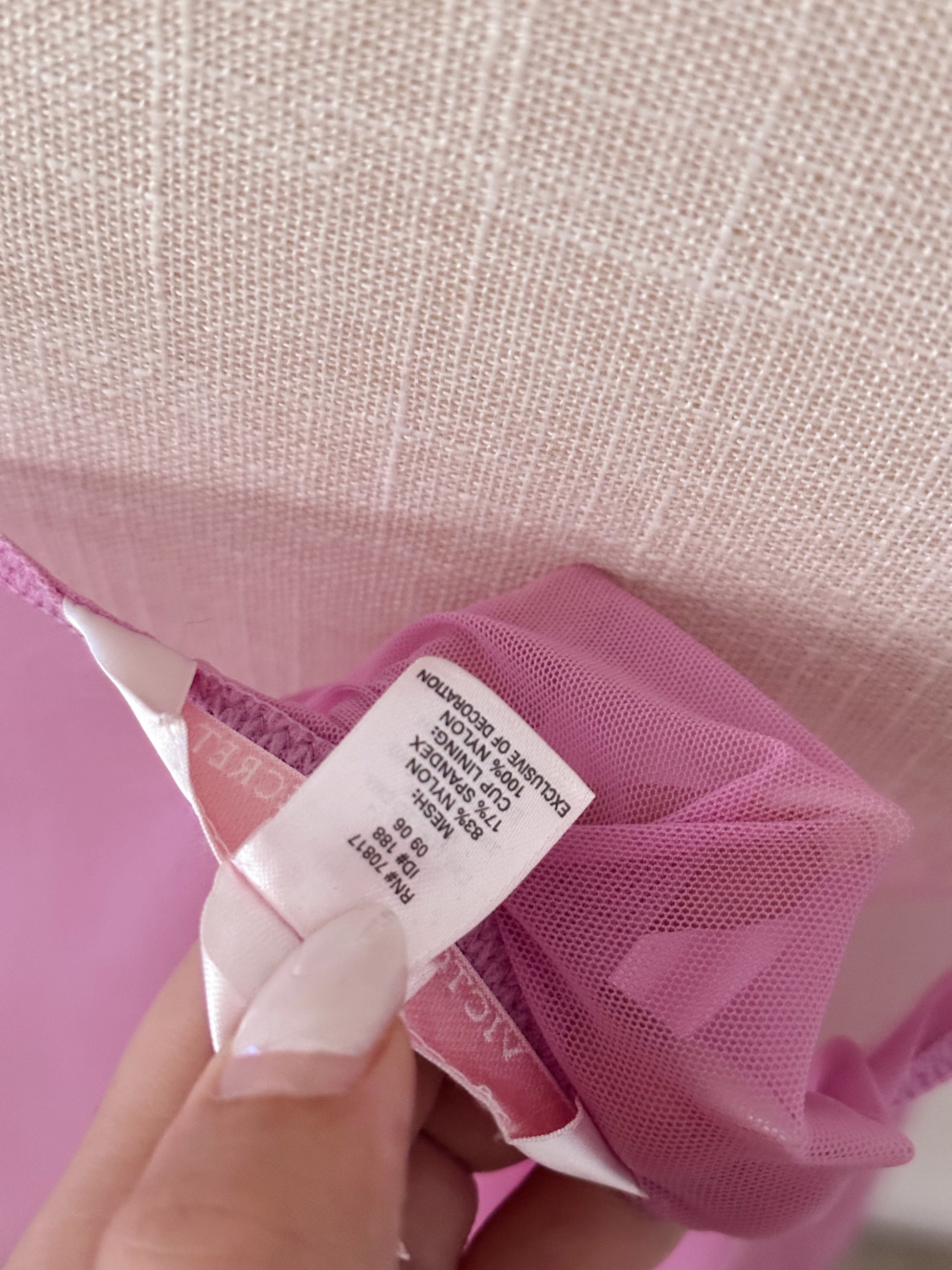 Vintage Victoria's Secret pink/purple Sabrina Carpenter Babydoll size: M