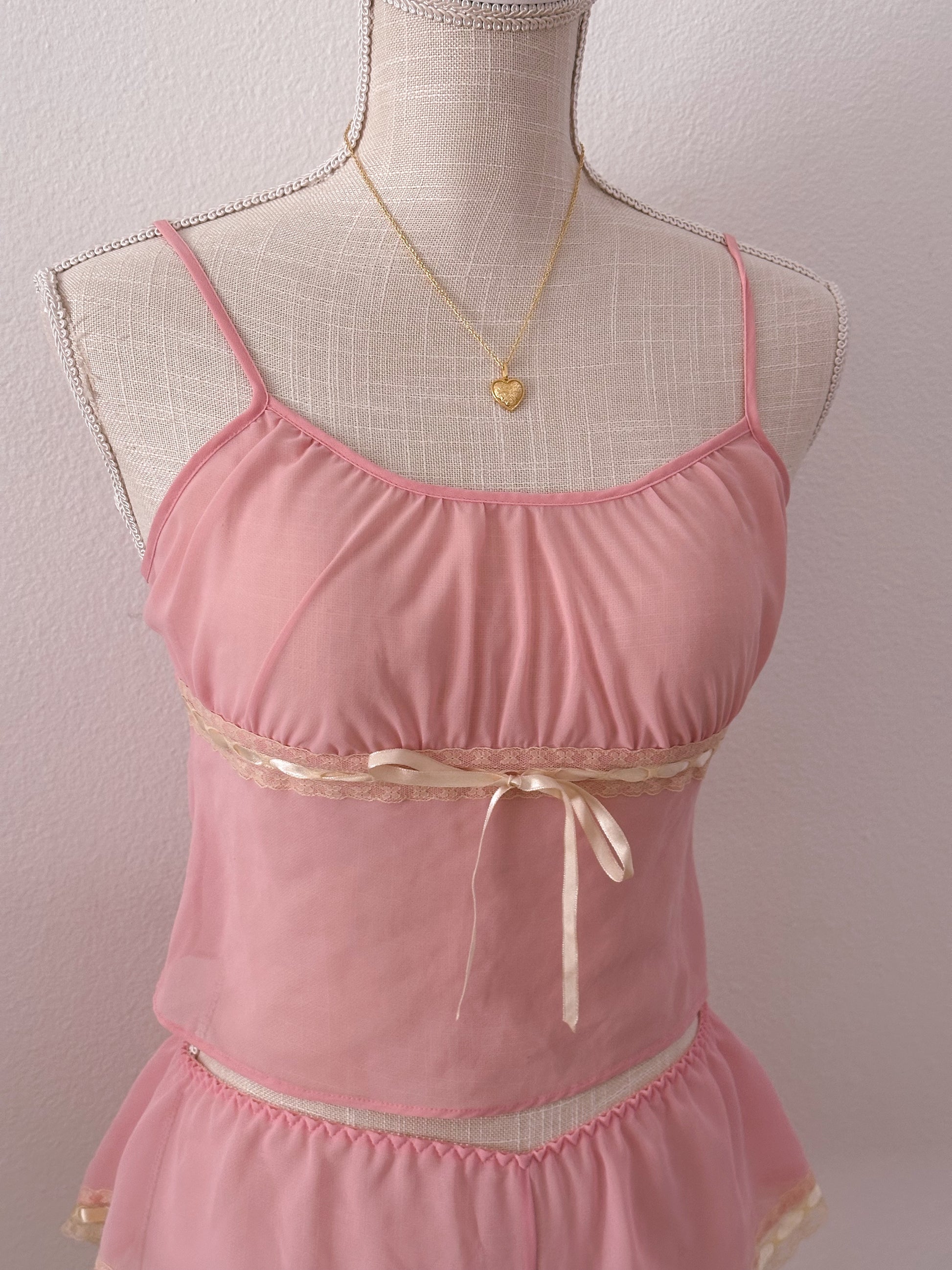 Vintage Victoria's Secret pajama cami set size: XS