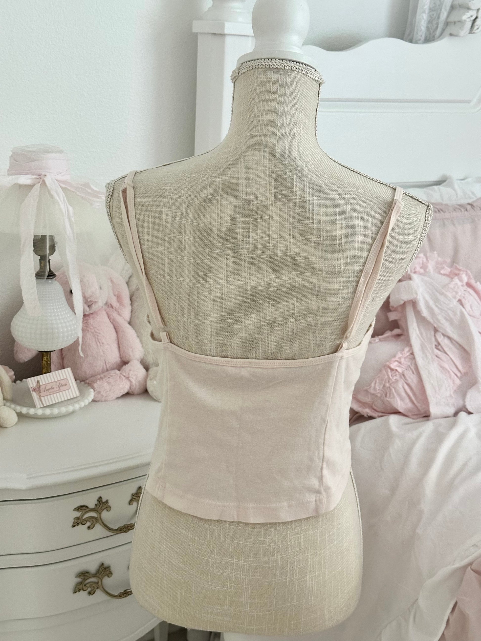 Vintage 2001 Victoria’s Secret Light Pink Cotton Cami Top Size: M