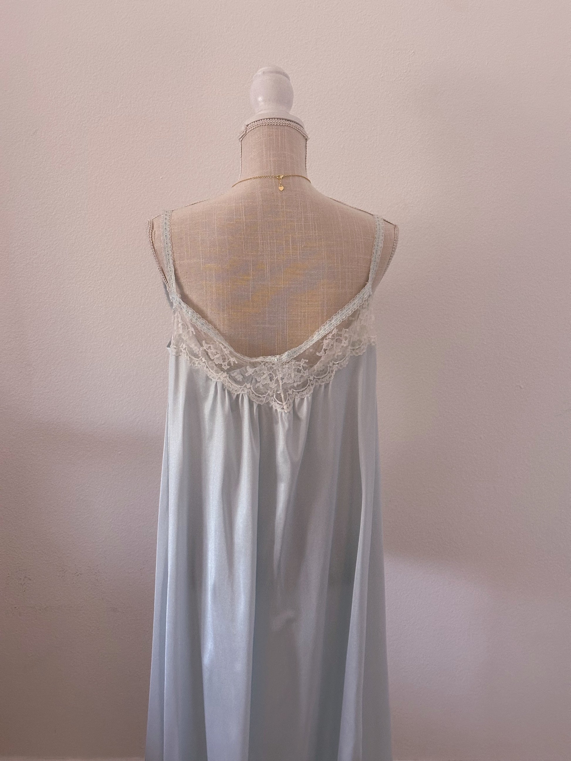 Vintage 1950s Wendy darling blue nightgown Size: xs