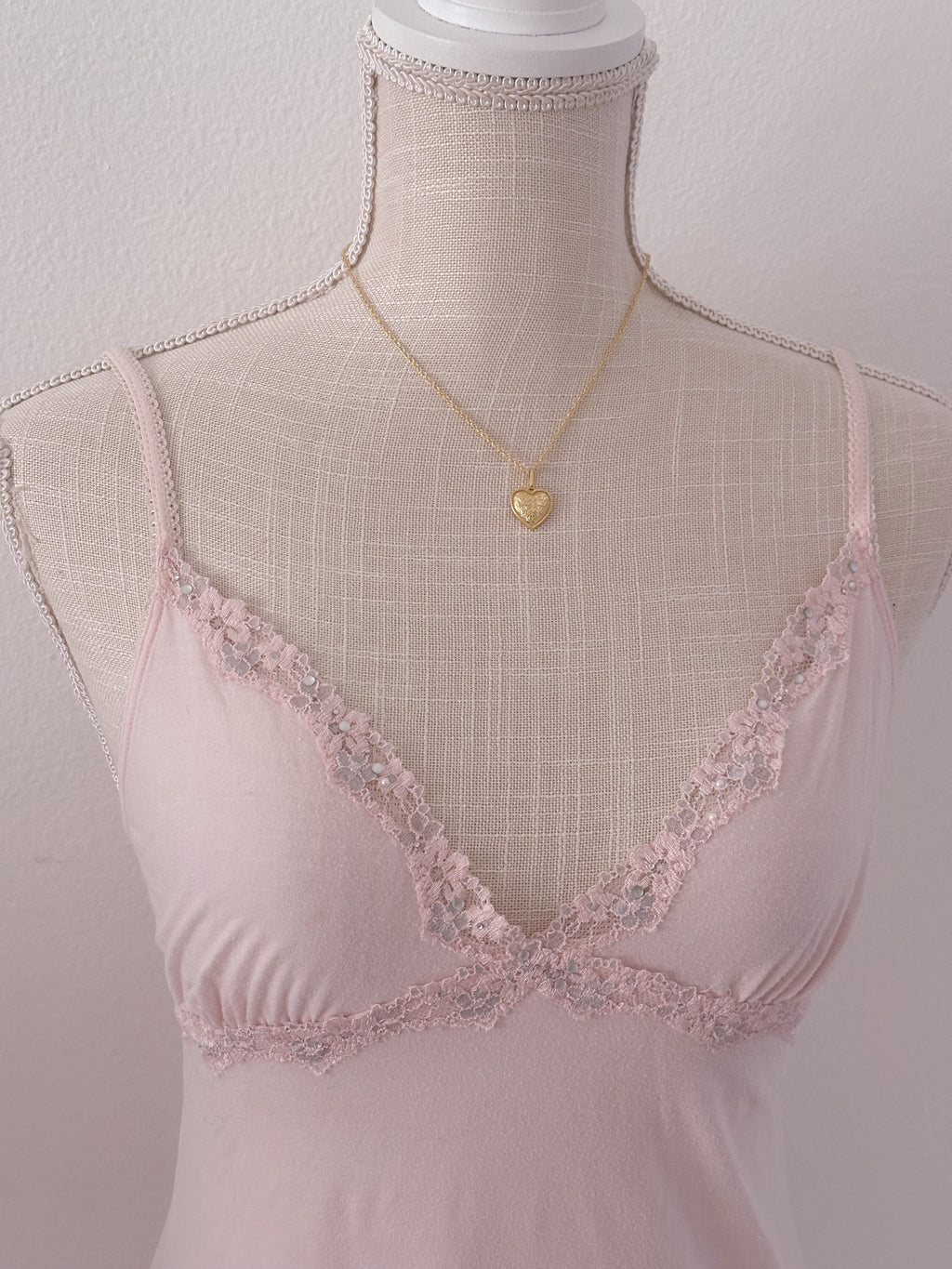Vintage pink Victoria's Secret modal nightgown babydoll