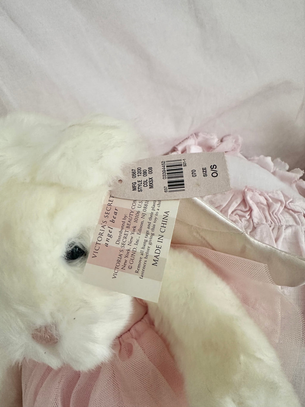 Vintage Early 2000s Victoria’s Secret x GUND Angel Teddy Bear NWT Limited Edition