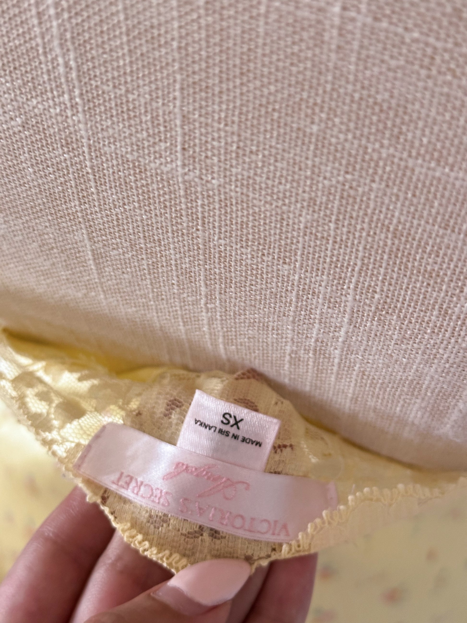 Vintage Victoria’s Secret Yellow Floral Babydoll Slip Dress Size: XS