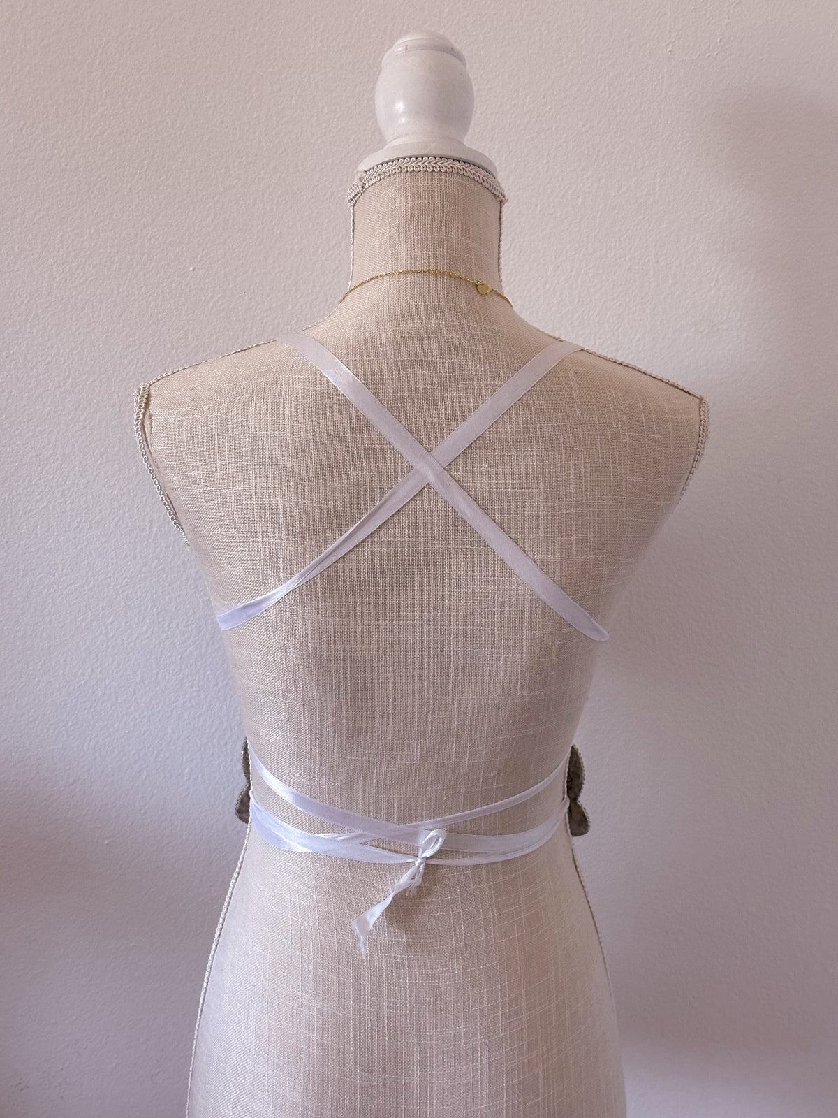 Handmade bedazzled butterfly halter top size: XS