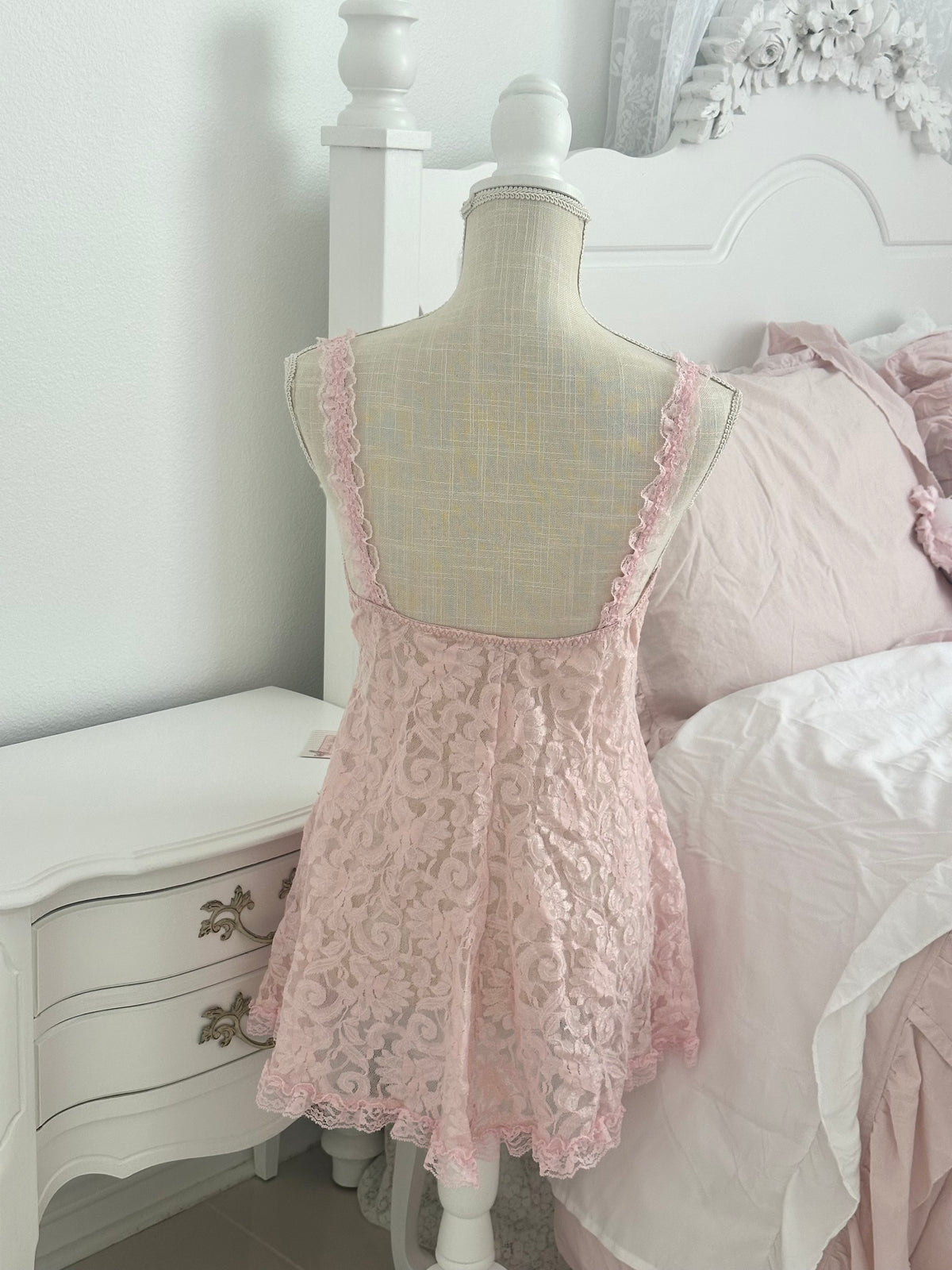 Vintage Y2K Private Luxuries Pink Babydoll Size: S