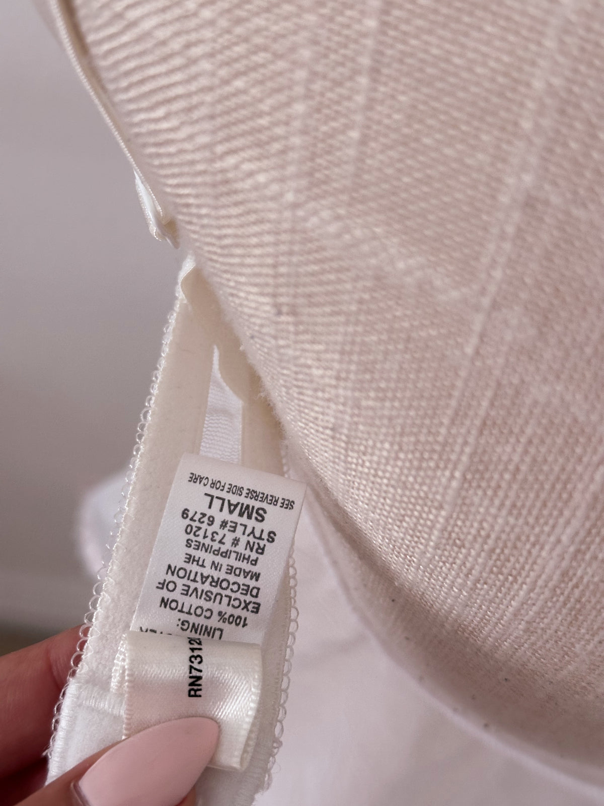 Vintage Fredricks of Hollywood white babydoll top Size: S