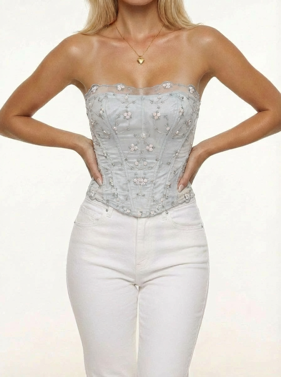 Vintage Victoria's Secret green corset top from 2002 Size: S