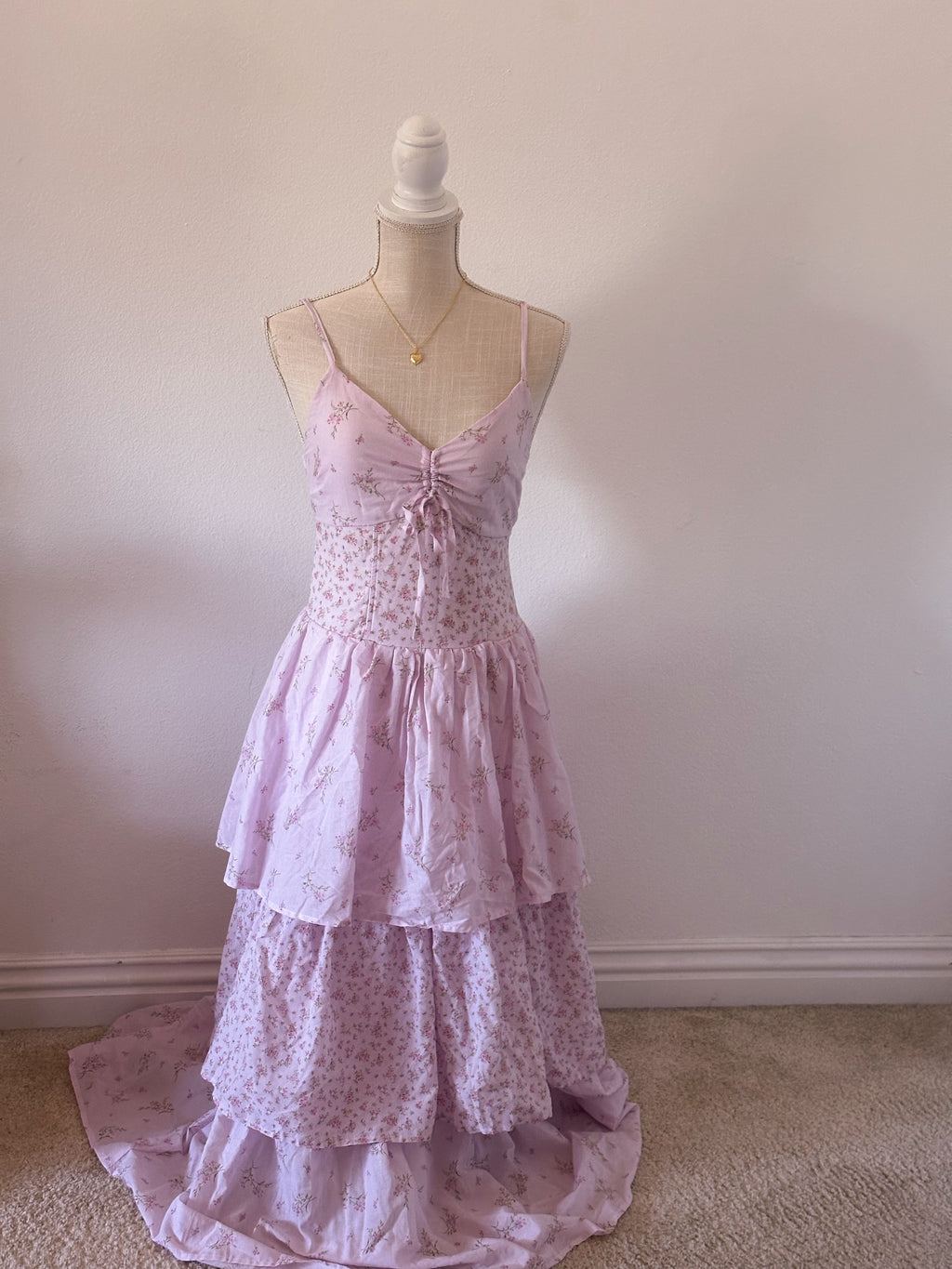 Viral Wild Fable shabby chic maxi sundress size: XS