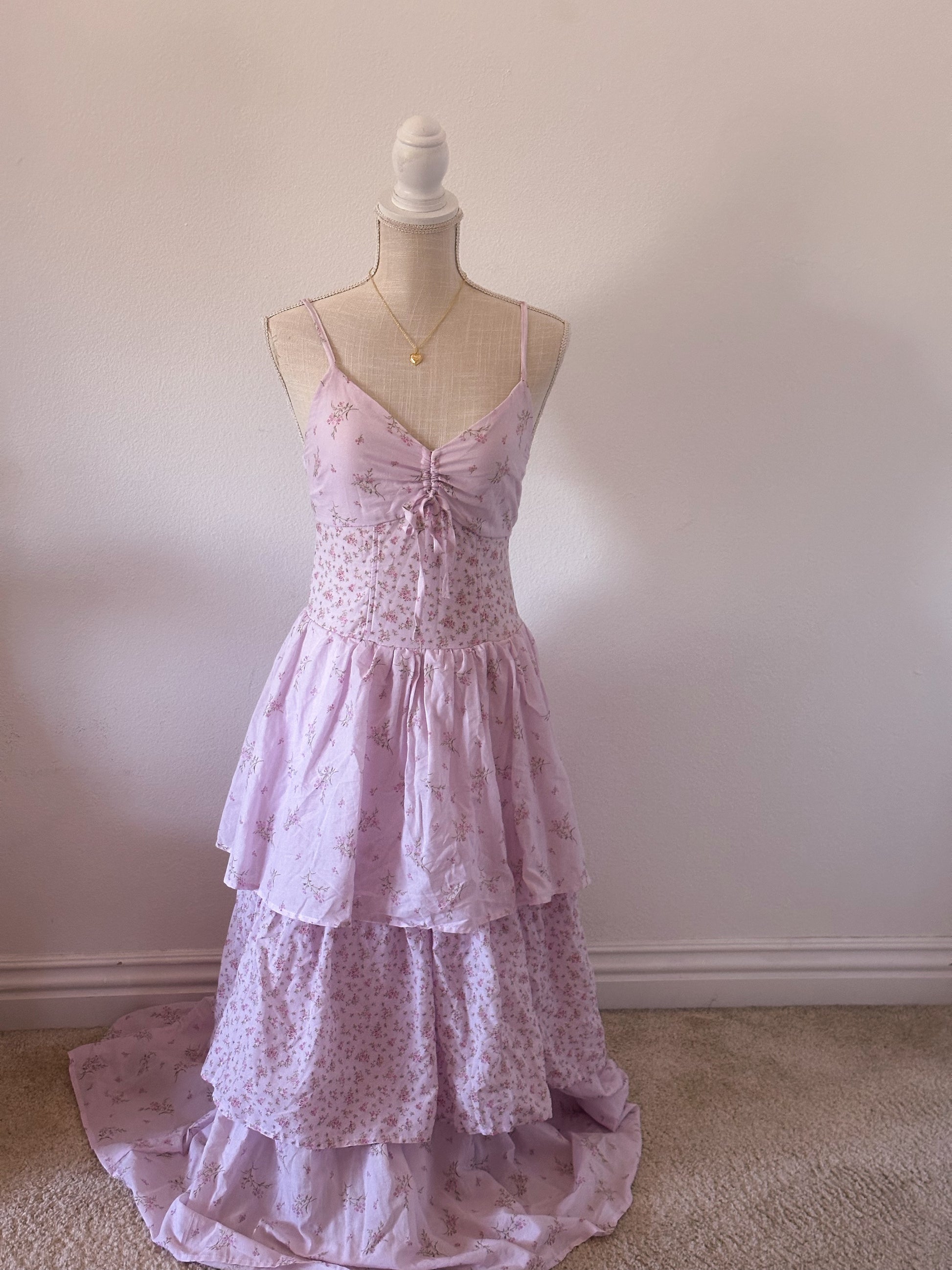 Viral Wild Fable shabby chic maxi sundress size: XS
