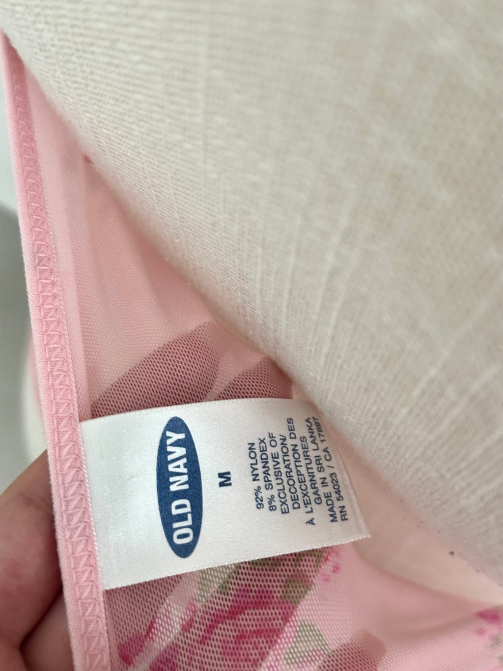 Vintage Y2K Old Navy Pink Sheer Cami Top Size: M