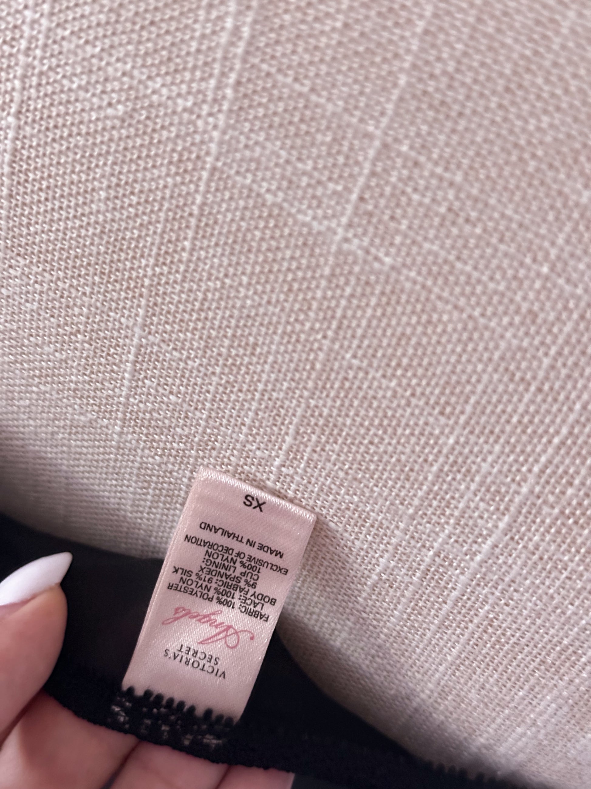 Vintage Victoria's Secret silk black slip dress size: XS