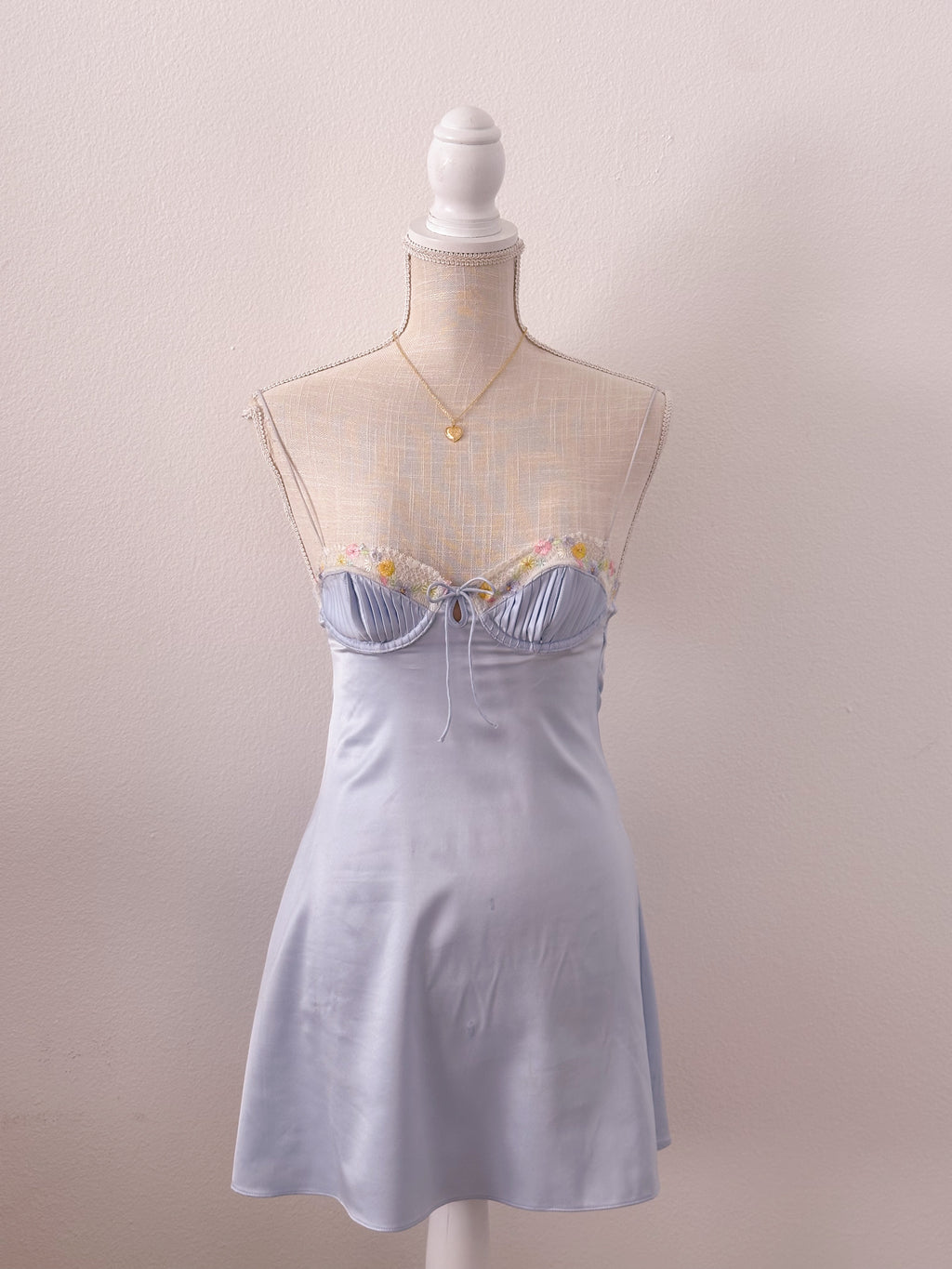 For love and lemons powder blue babydoll dress size: XXS