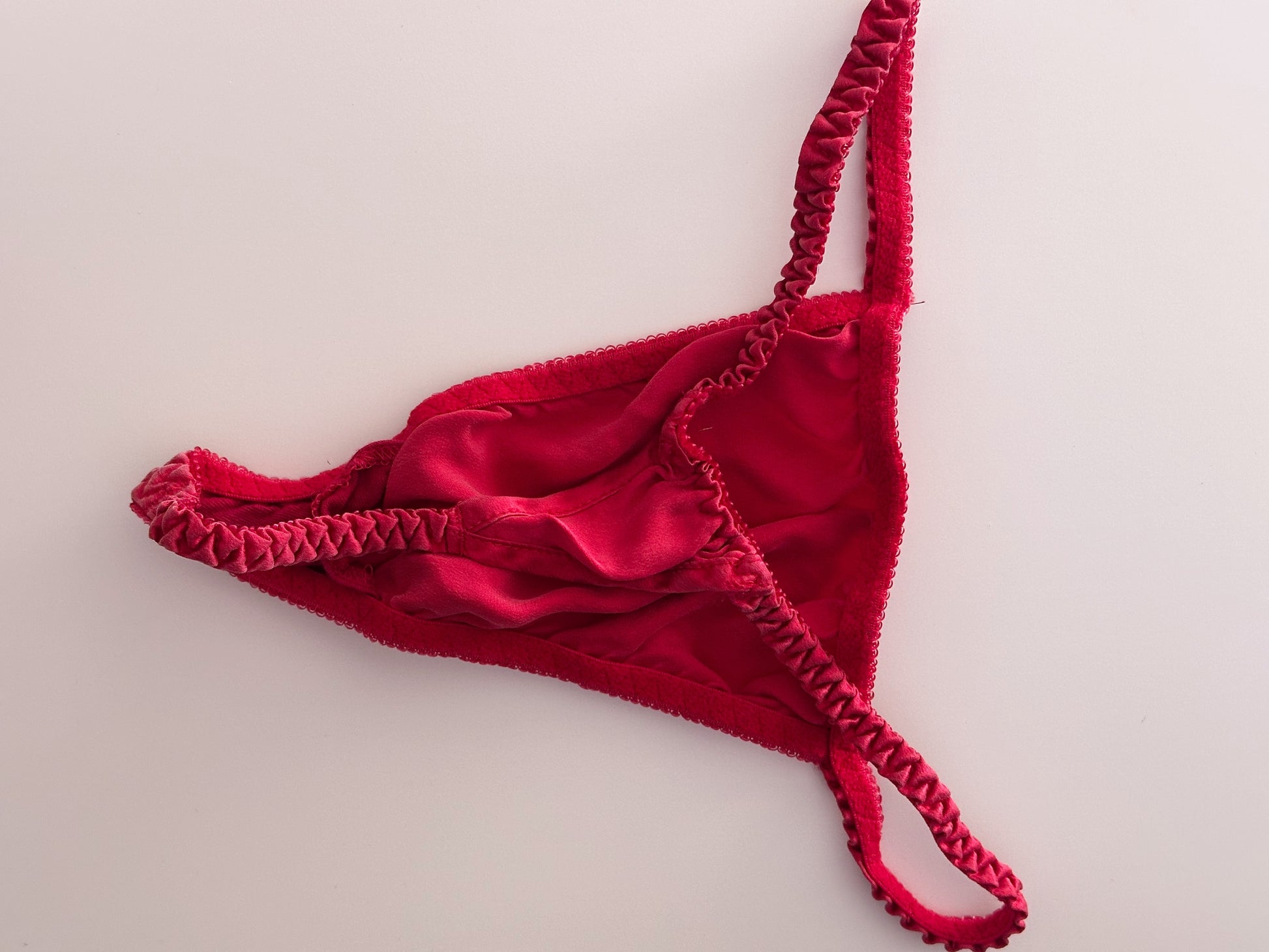 Vintage Victoria's Secret red slip dress nightgown set size: XS