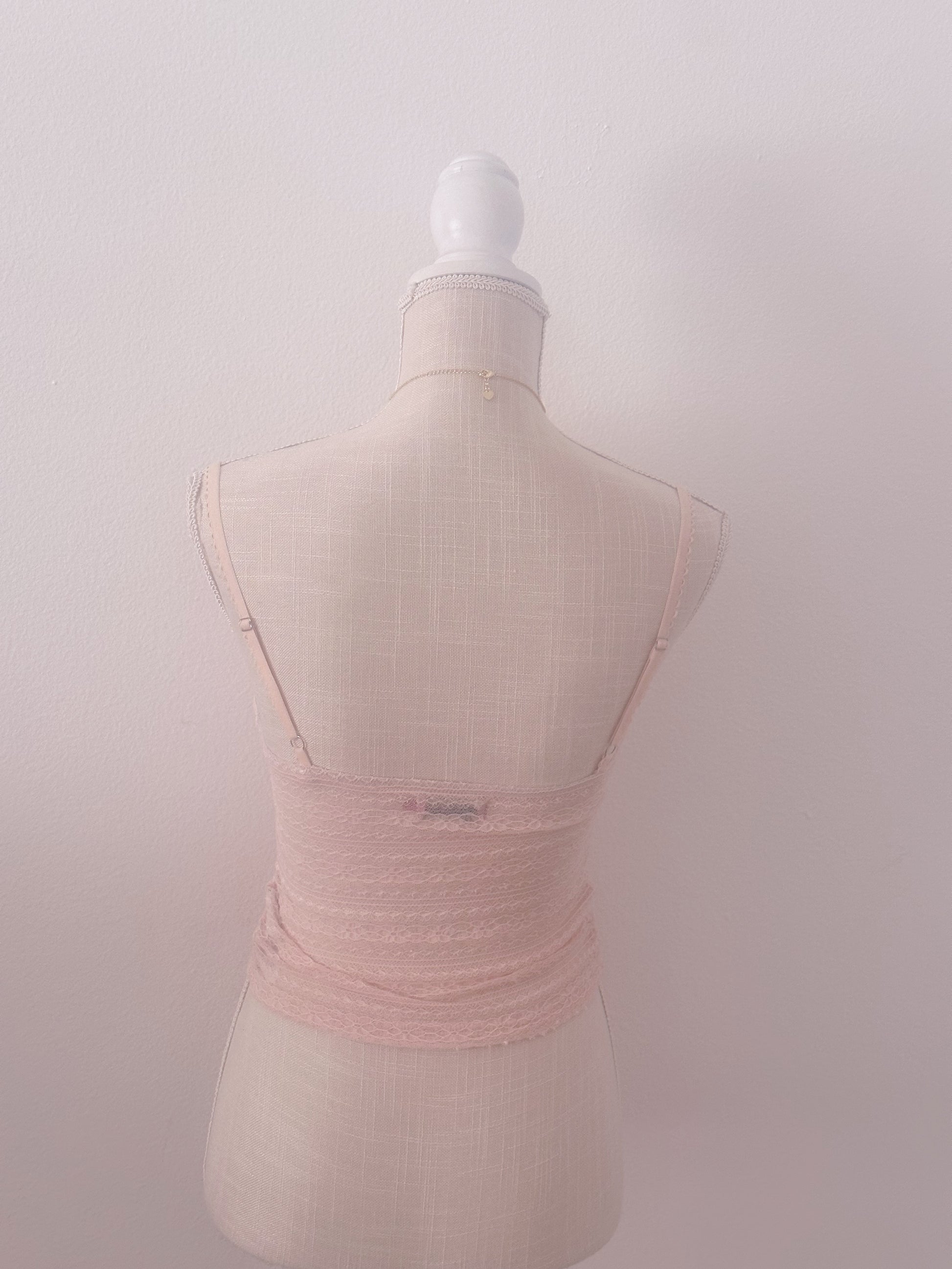 Edikted pink cami tank top size: XS