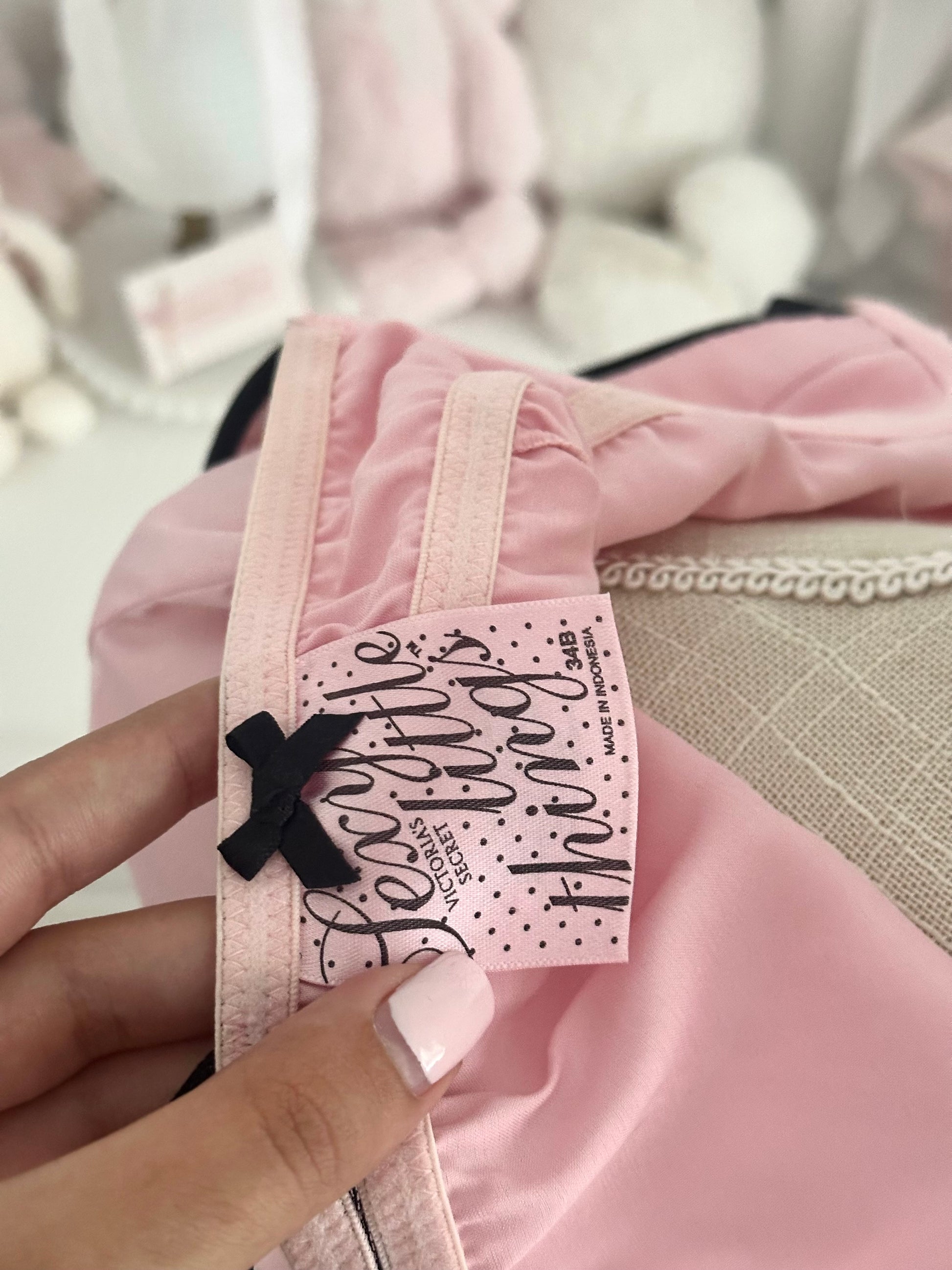 Vintage 2007 Victoria’s Secret Sexy Little Things Pink Babydoll Slip Dress Size: 34B