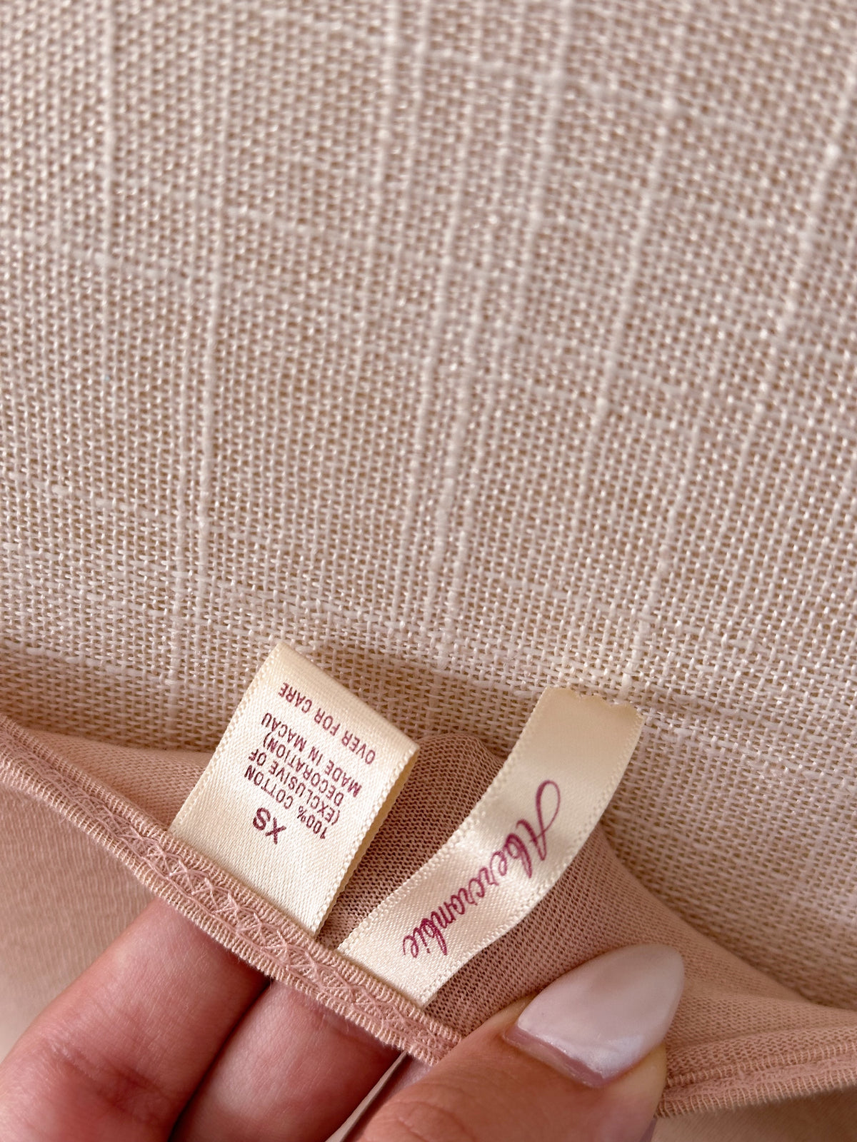 Vintage Abercrombie nude pink cami tank top size: XS
