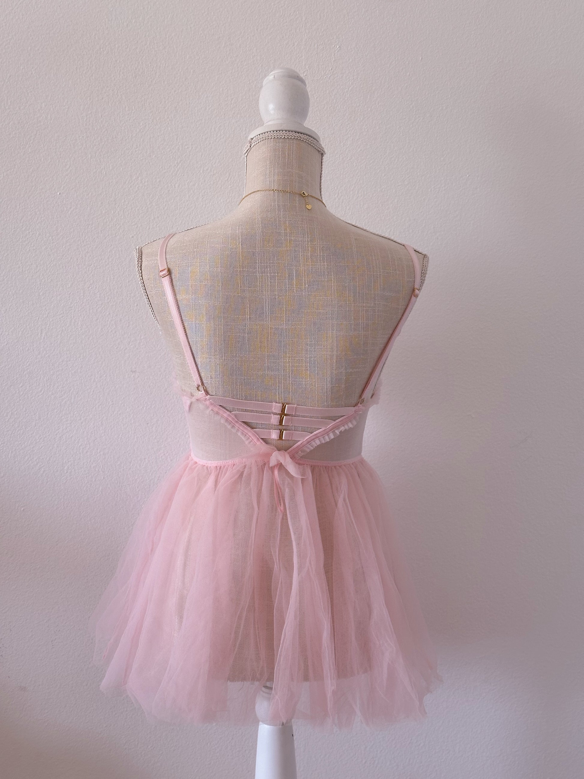 Vintage Victoria's Secret Ballerina pink babydoll top size: 34 B