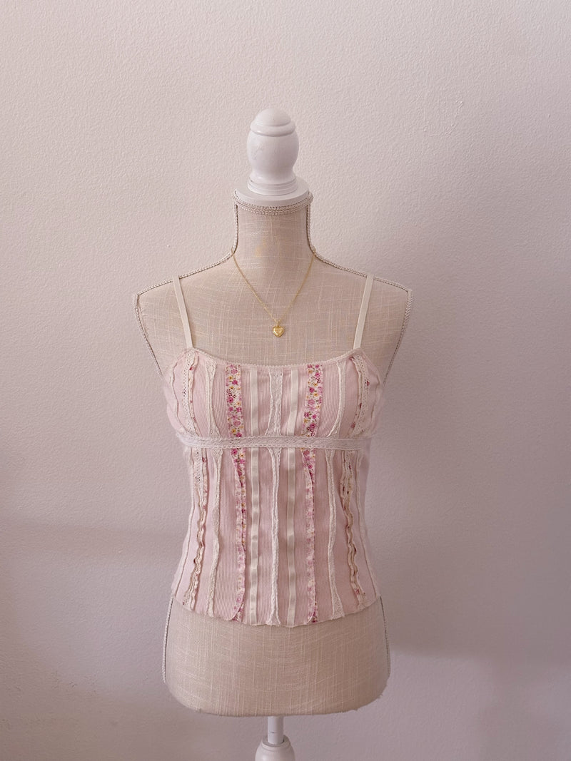 Vintage Moda International Victoria's Secret shabby chic cami top size: XS
