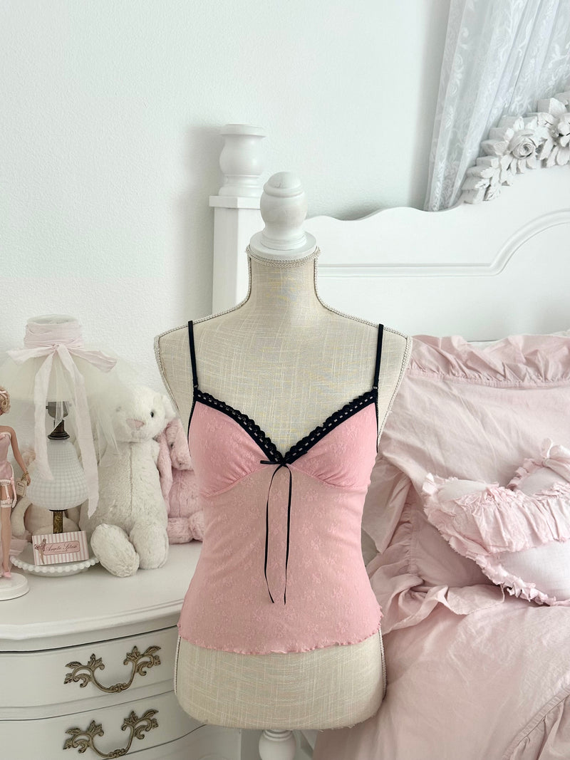 Vintage 2004 Victoria’s Secret Pink Sheer Cami Top Size: S