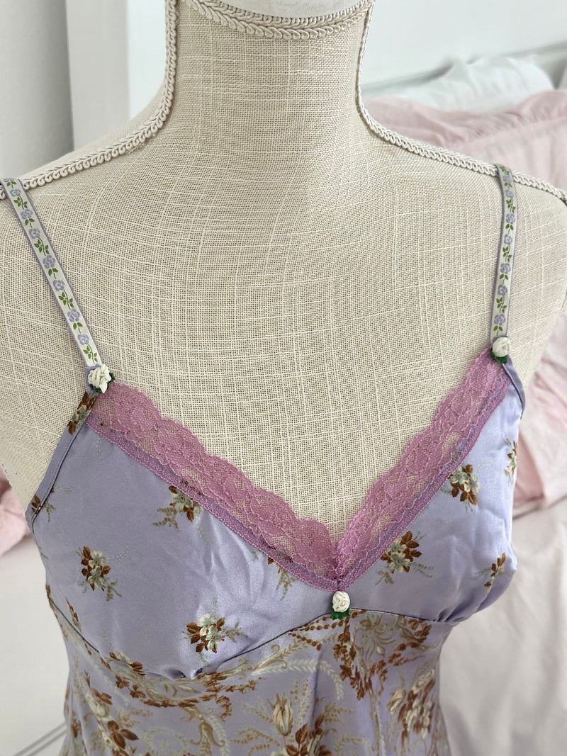 Vintage 2005 Victoria’s Secret Angels Collection Purple Slip Dress Set Size: S