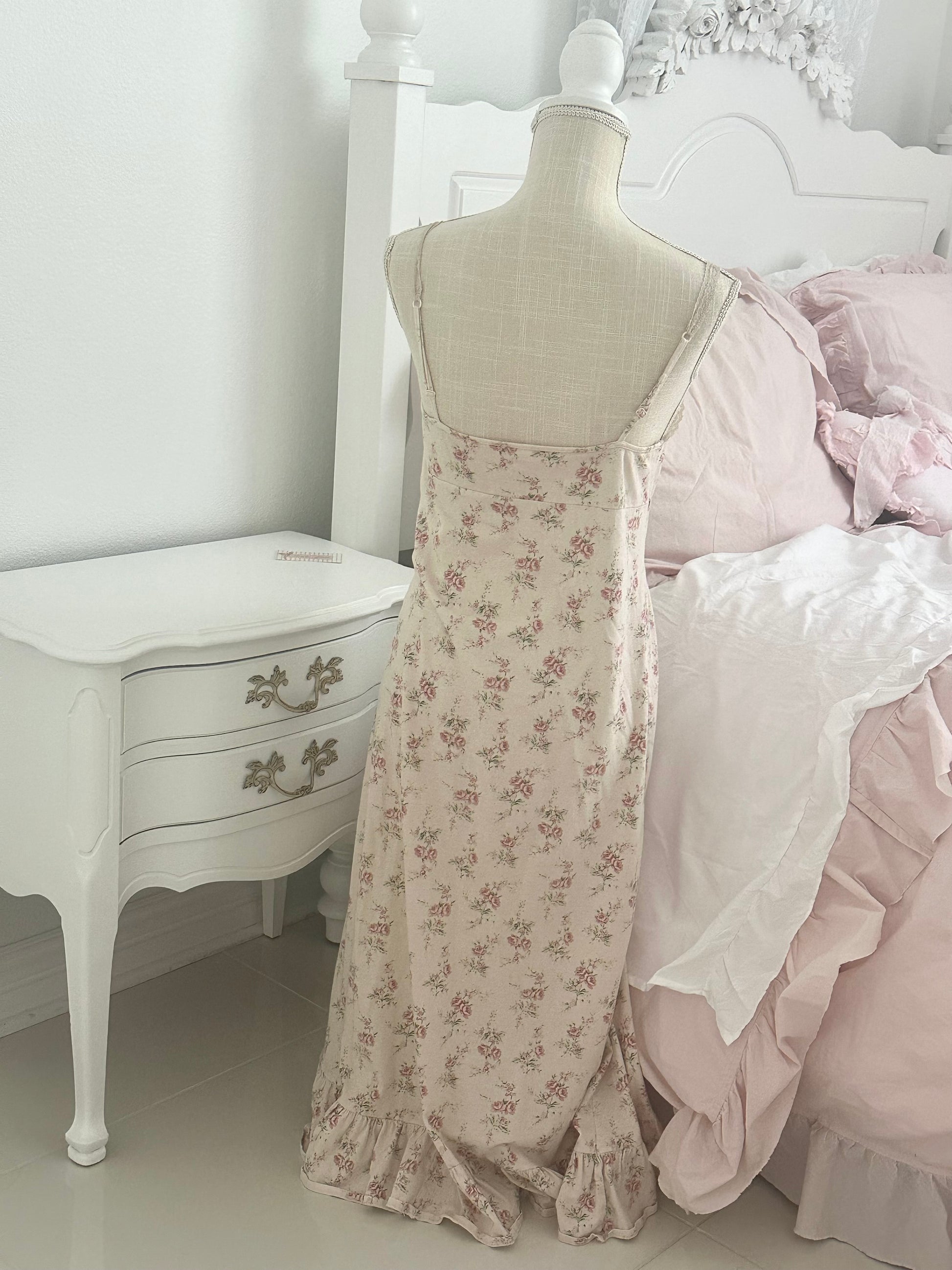 Vintage 2004 Victoria’s Secret Floral Cotton Maxi Dress Size: S
