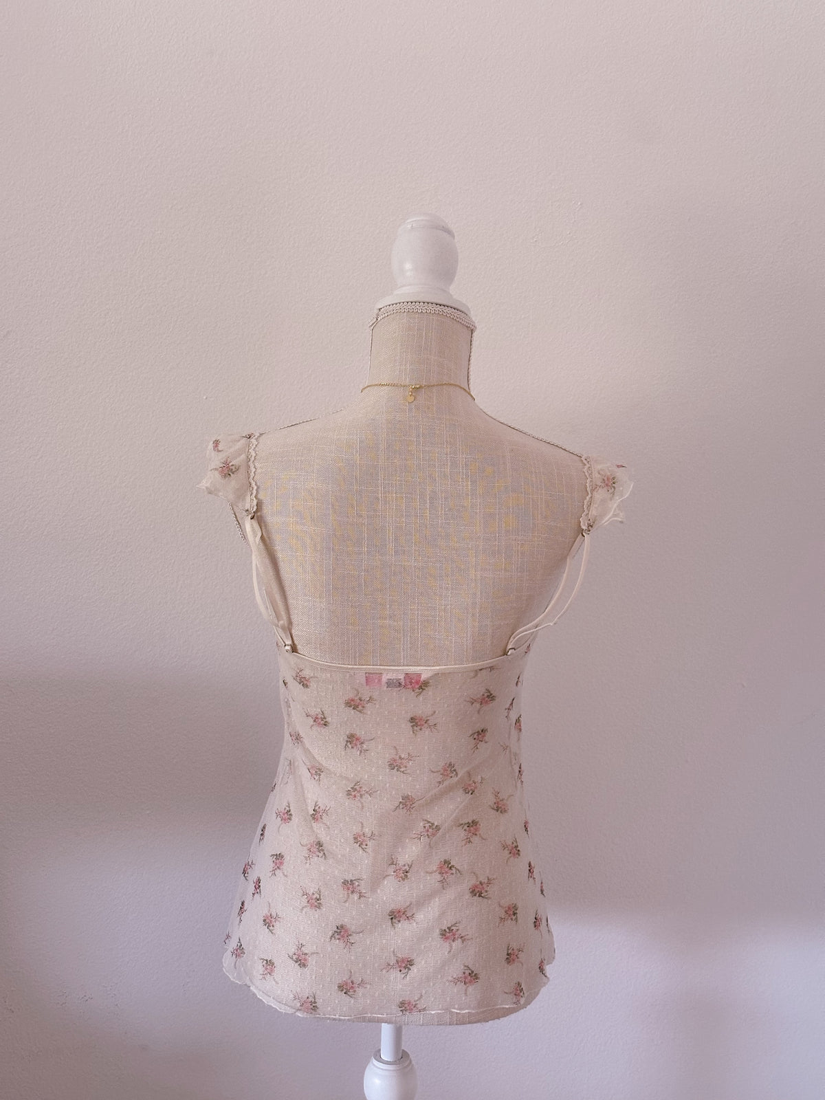 Victoria's Secret White floral Babydoll top size: S