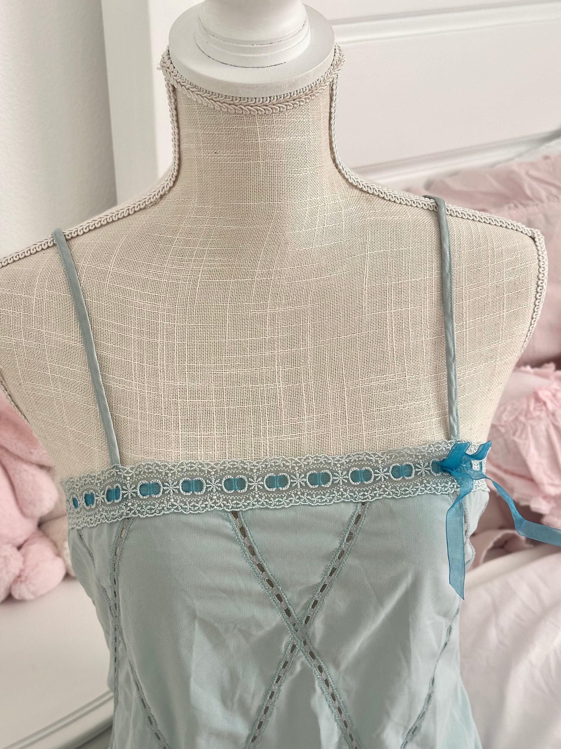 Vintage vs blue slip dress angels collection of 2005 size M