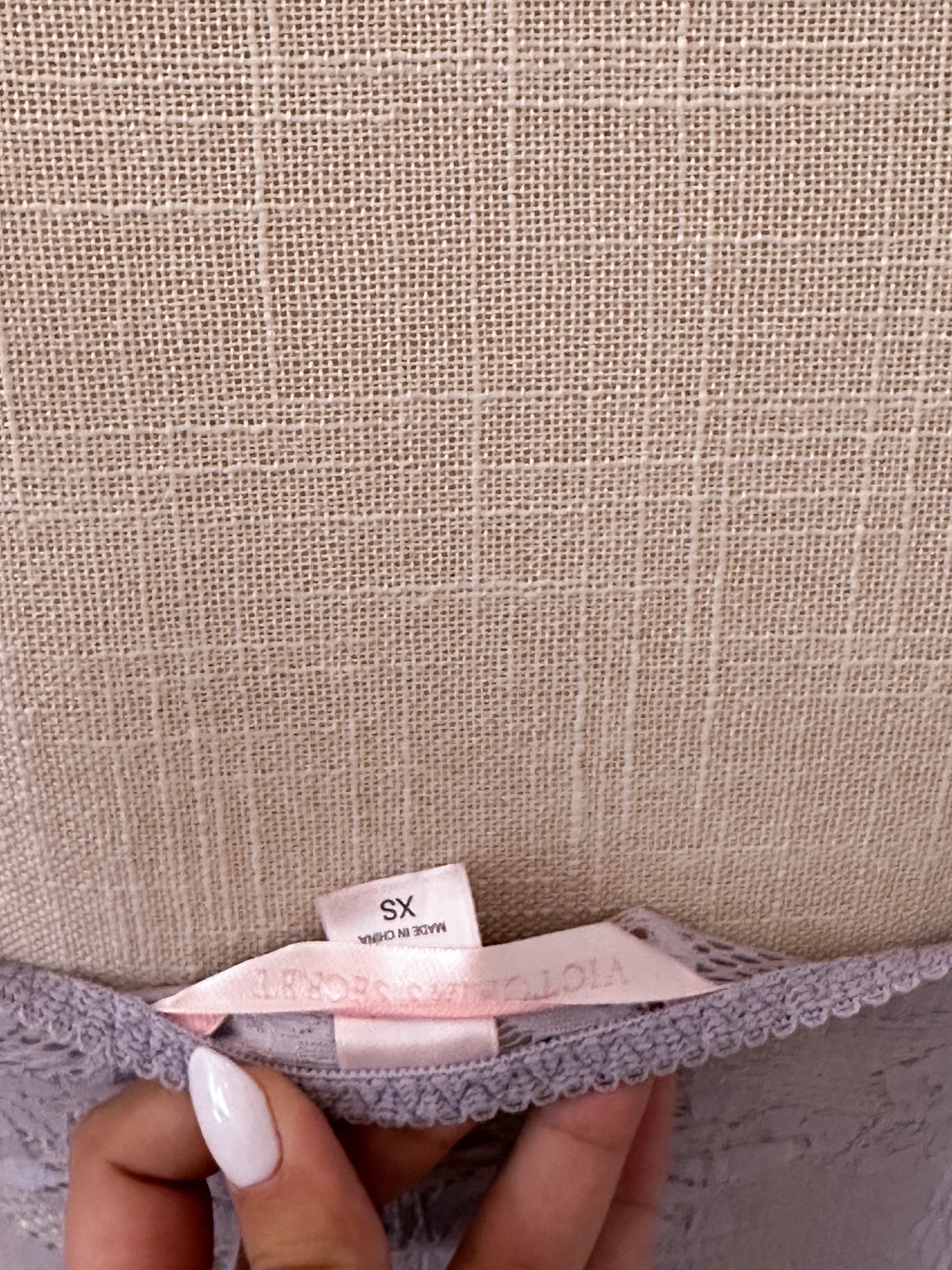 Vintage lilac Victoria's Secret lace baby doll two piece set size: XS