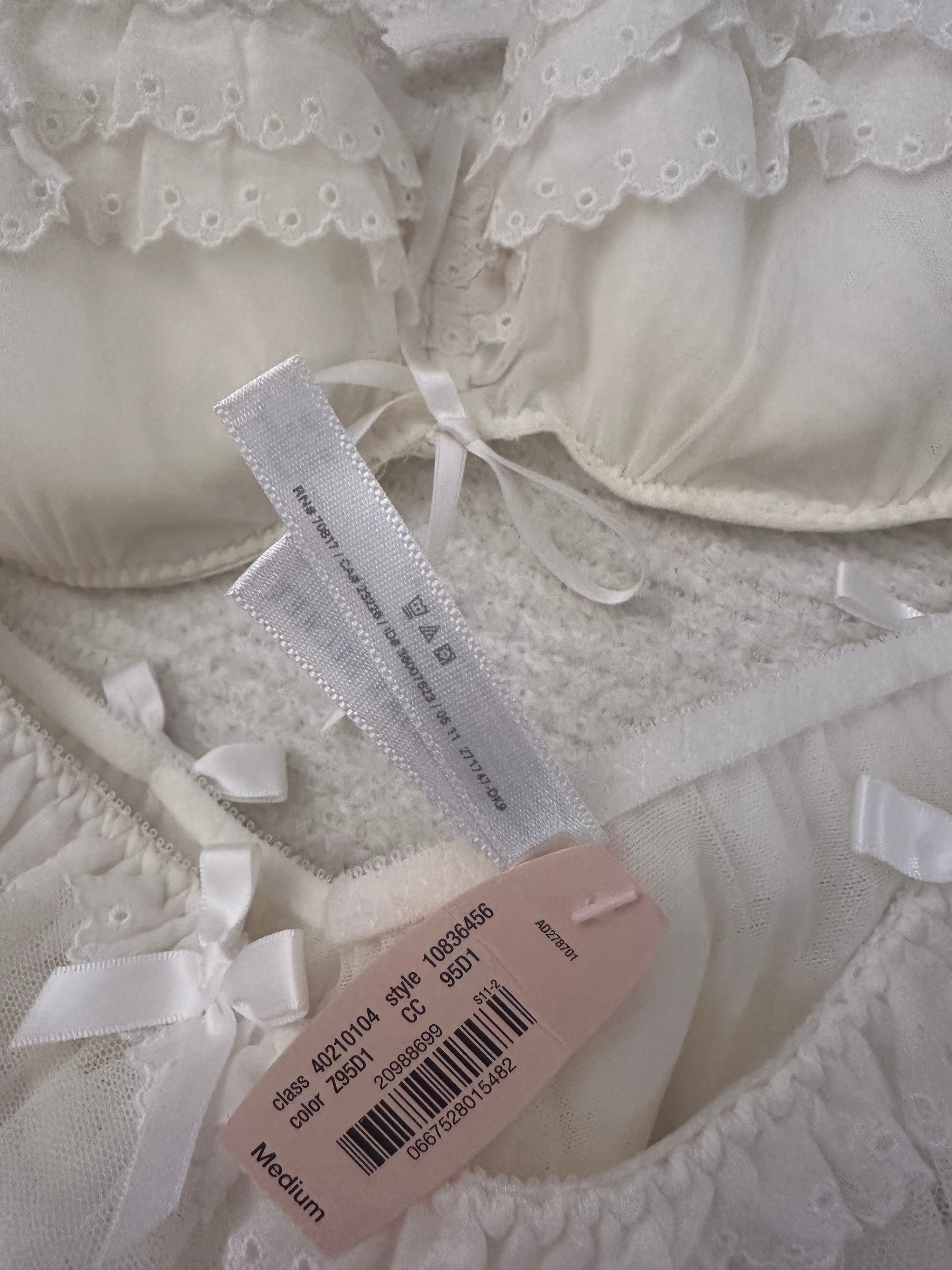 Vintage 2011 Victoria’s Secret NWT Bridal Lingerie Set Size: 34B/M