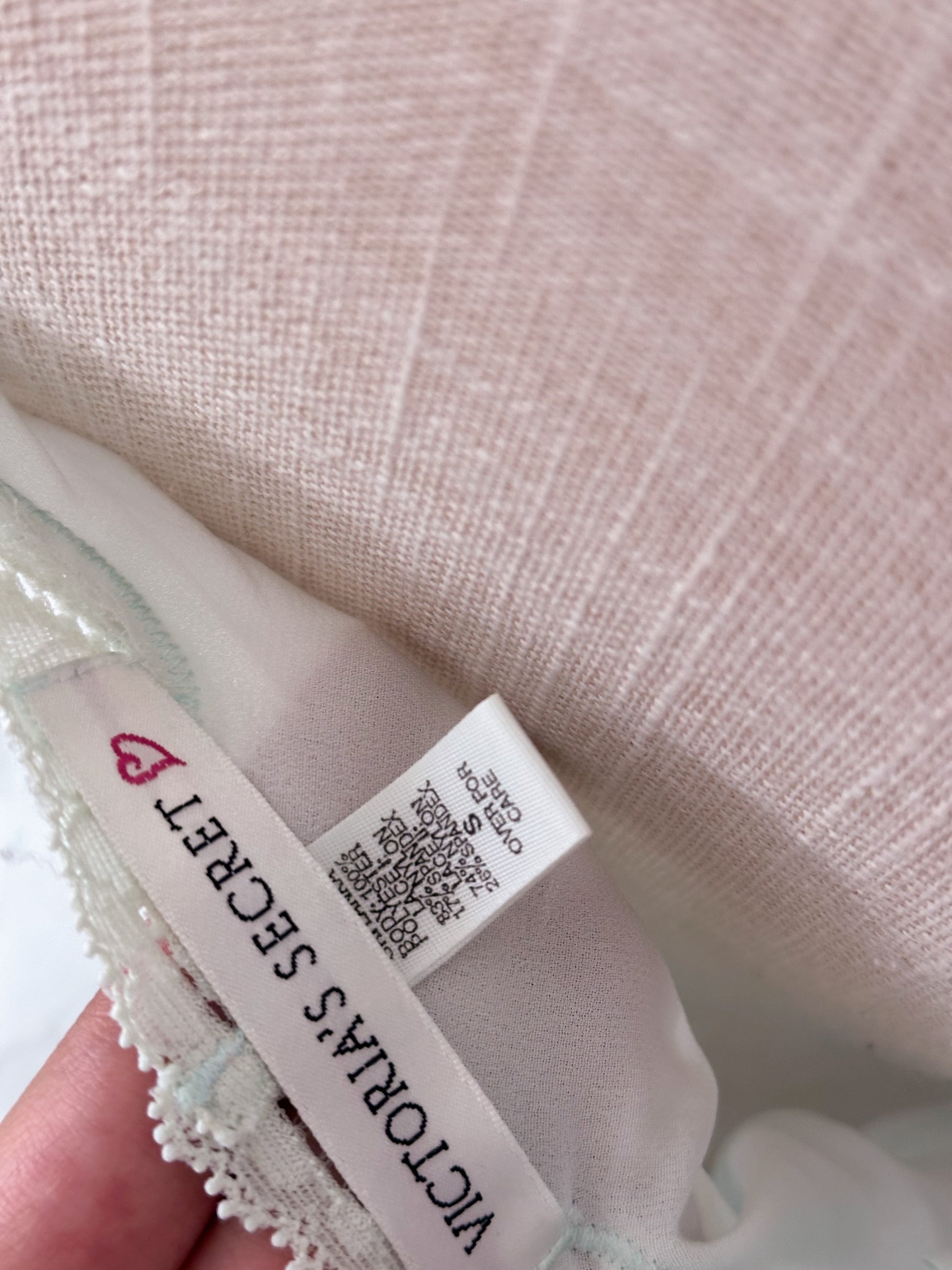 Vintage 1990s mint green Victoria's Secret babydoll slip dress size: S