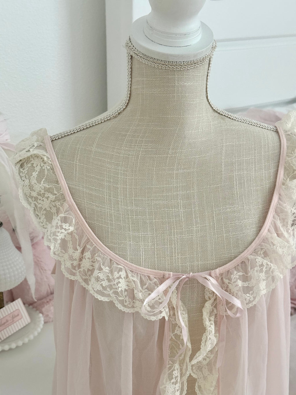 Vintage 2009 Victoria’s Secret Pink Sheer Babydoll Cover Up Size: M