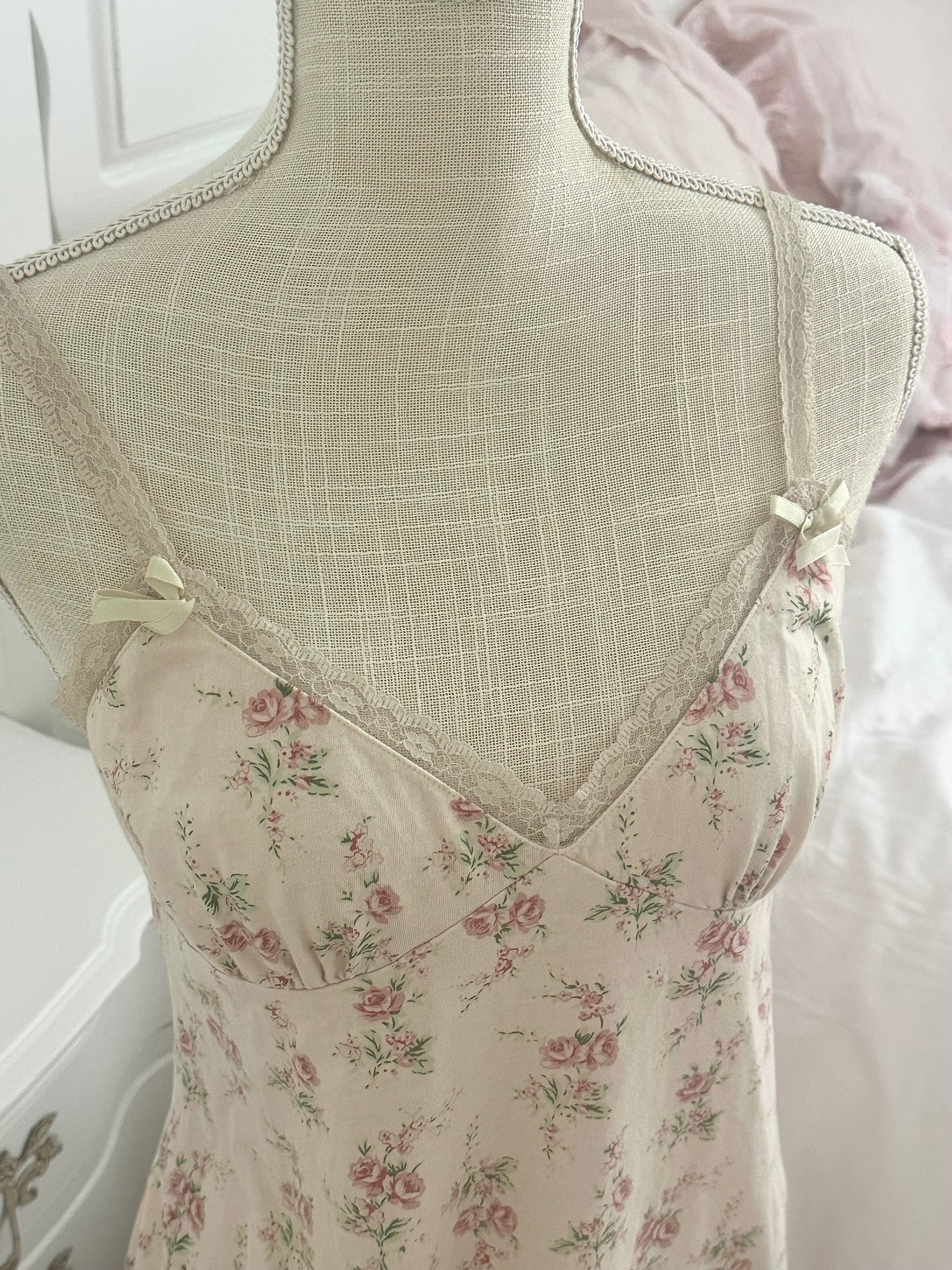 Vintage 2004 Victoria’s Secret Floral Cotton Maxi Dress Size: S