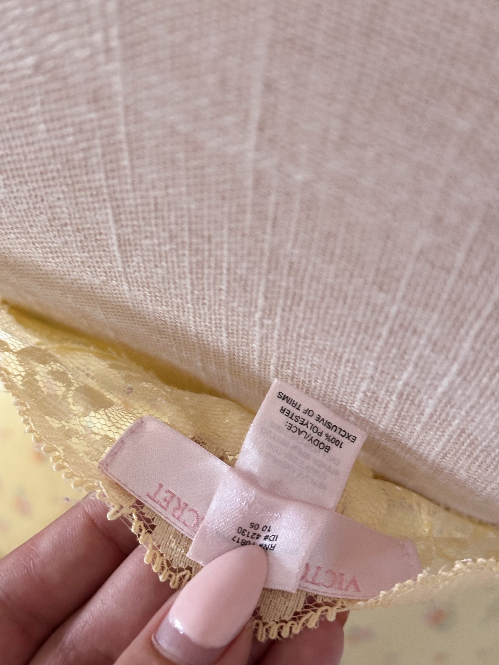 Vintage Victoria’s Secret Yellow Floral Babydoll Slip Dress Size: XS