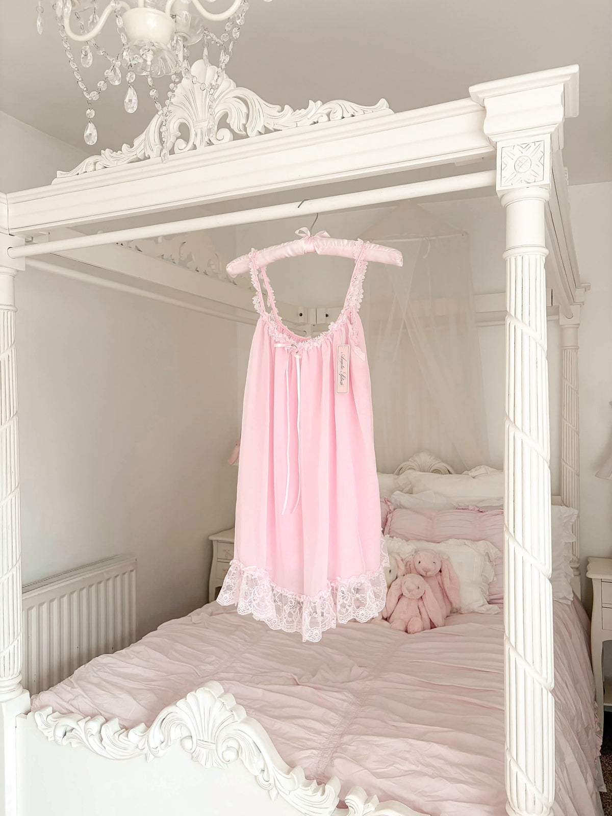 Heaven Sent Babydoll Mini Slip Dress